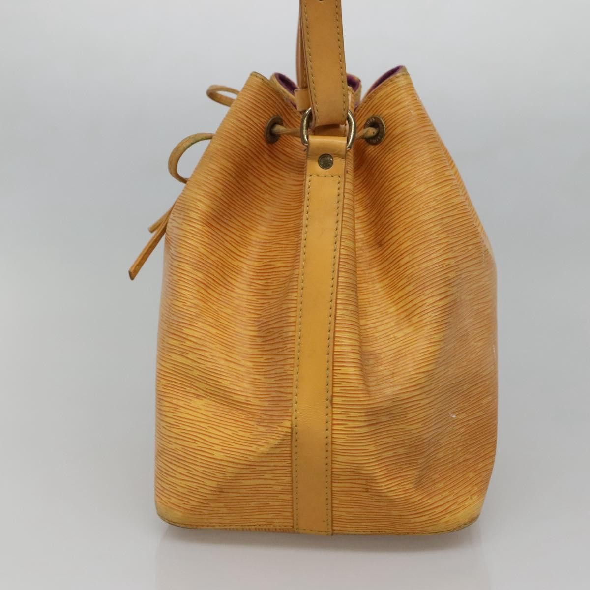 Louis Vuitton LOUIS VUITTON Epi Petit Noe Shoulder Bag Yellow M44109 Size ONE SIZE - 4 Thumbnail