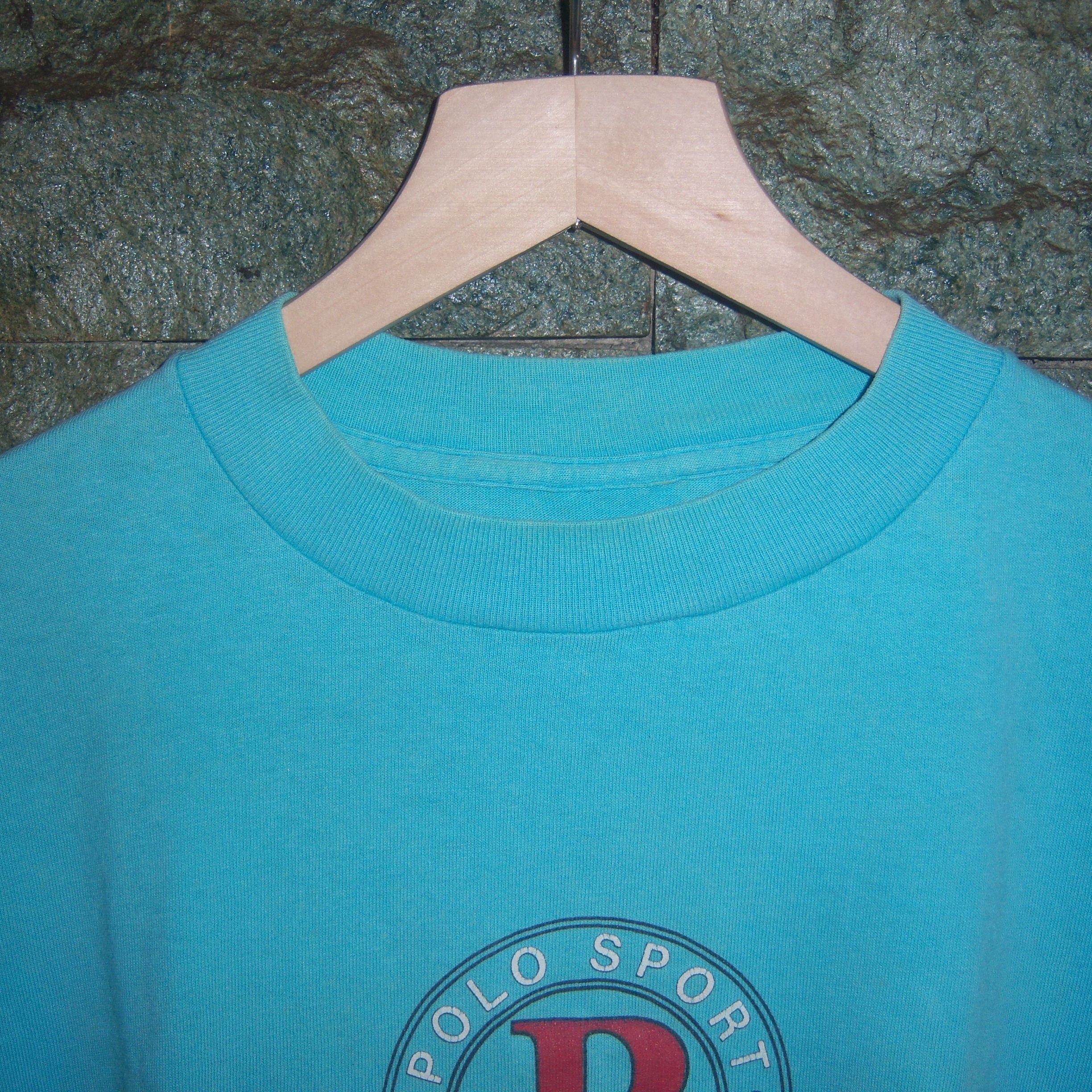 Polo Ralph Lauren × Vintage 90s Polo Sport T shirt Size US L / EU 52-54 / 3 - 3 Thumbnail