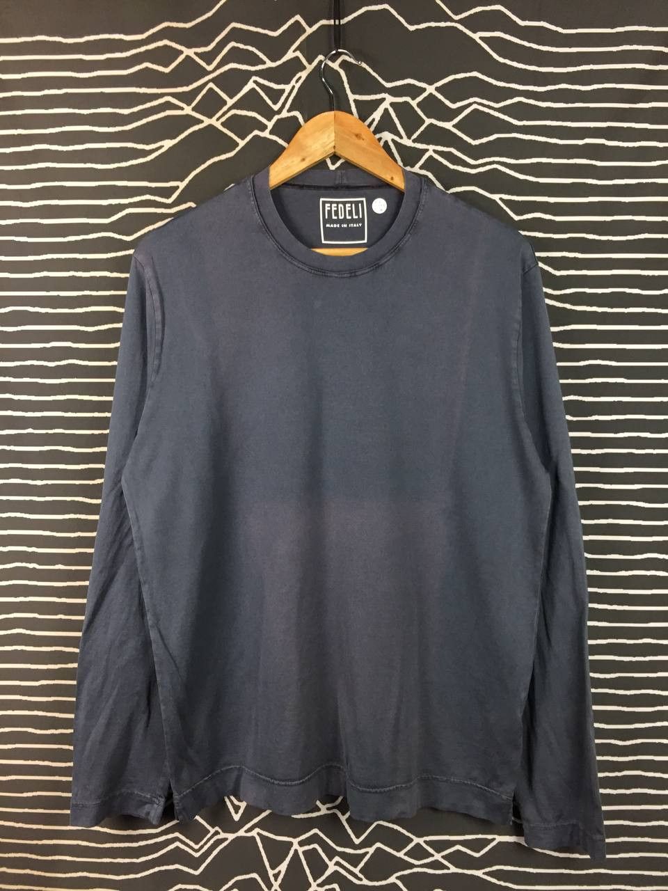 Fedeli Fedeli Made in Italy Giza Cotton Long Sleeve Tee Size 52 Size US L / EU 52-54 / 3 - 1 Thumbnail