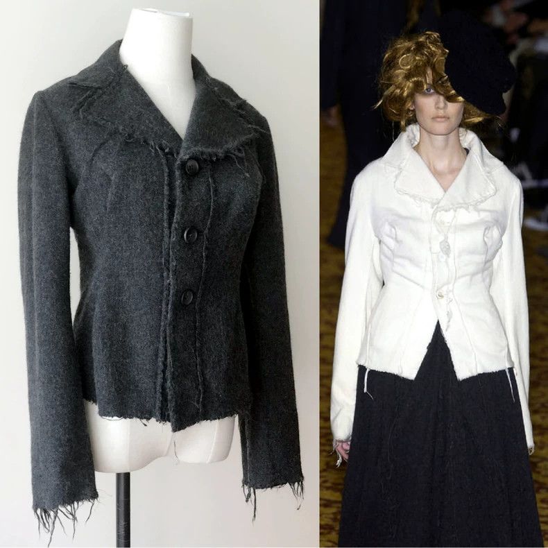 Comme Des Garcons Small Fragrant Wool Felting Ripped-Edge