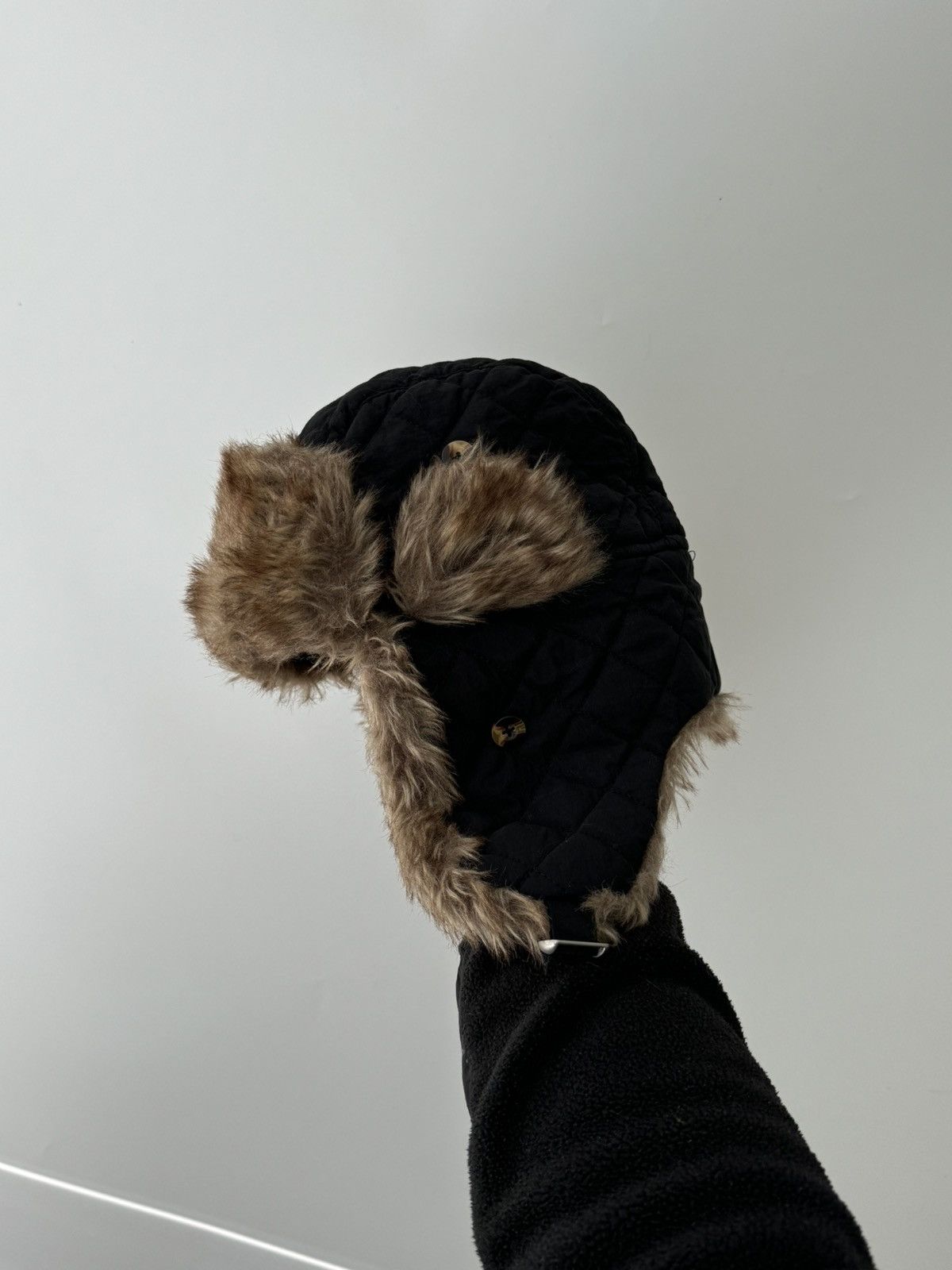 Japanese Brand Vintage Y2K fuzzy fur ushanka hat punk Japanese Size ONE SIZE - 9 Thumbnail