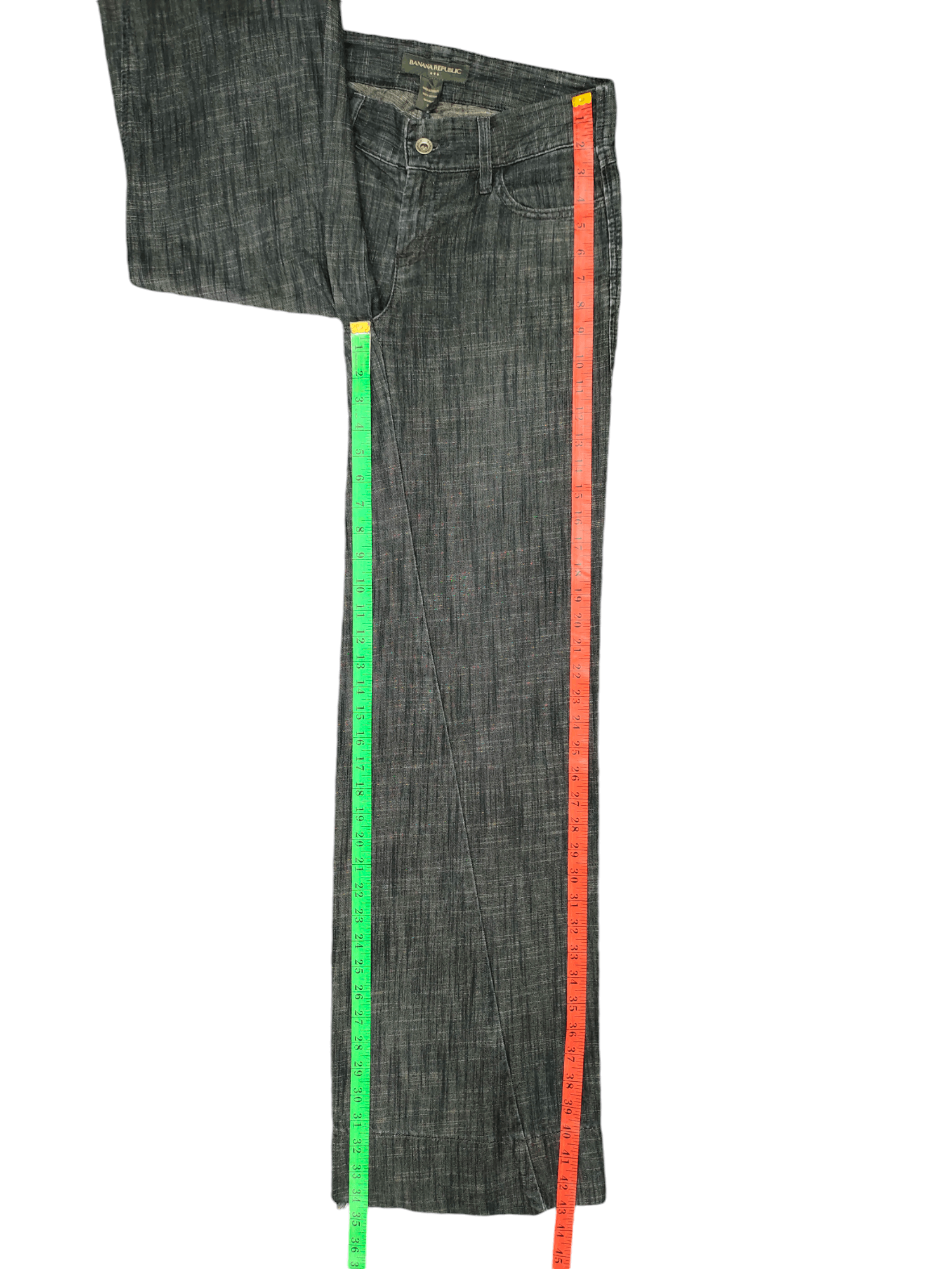 Comme des Garcons × Undercover Loose Jeans Banana Republic Distress Denim Wide Leg Low Rise Size US 29 - 9 Thumbnail