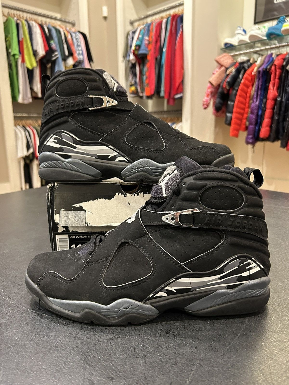 Jordan Brand Jordan 8 Retro ‘Chrome’ Size US 11 / EU 44 - 1 Thumbnail