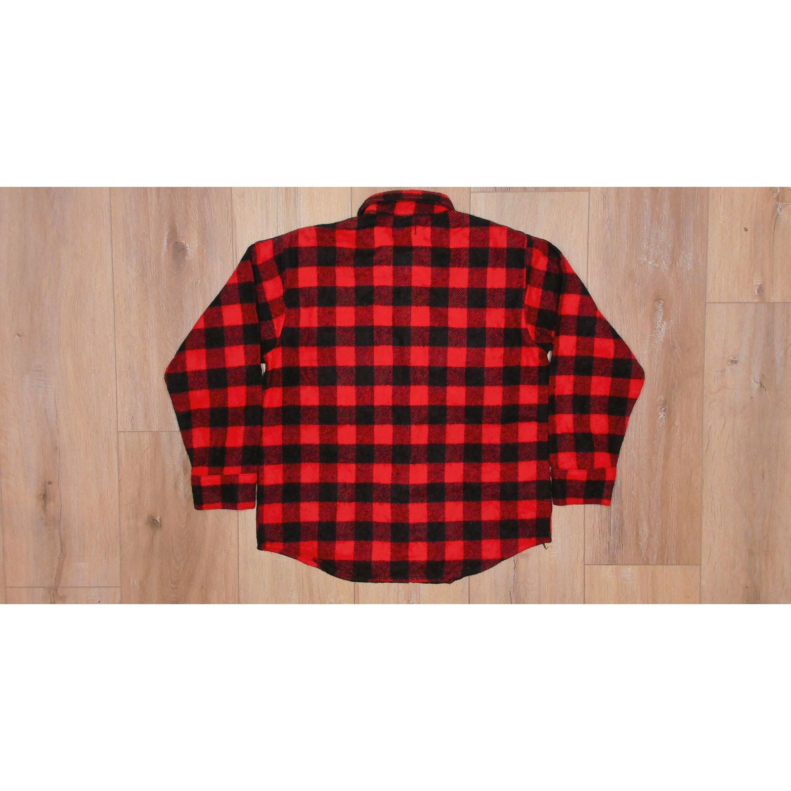 Vintage VTG 70s Eastern Wear-Guard Buffalo Plaid Wool Shirt Jacket L Size US L / EU 52-54 / 3 - 6 Thumbnail