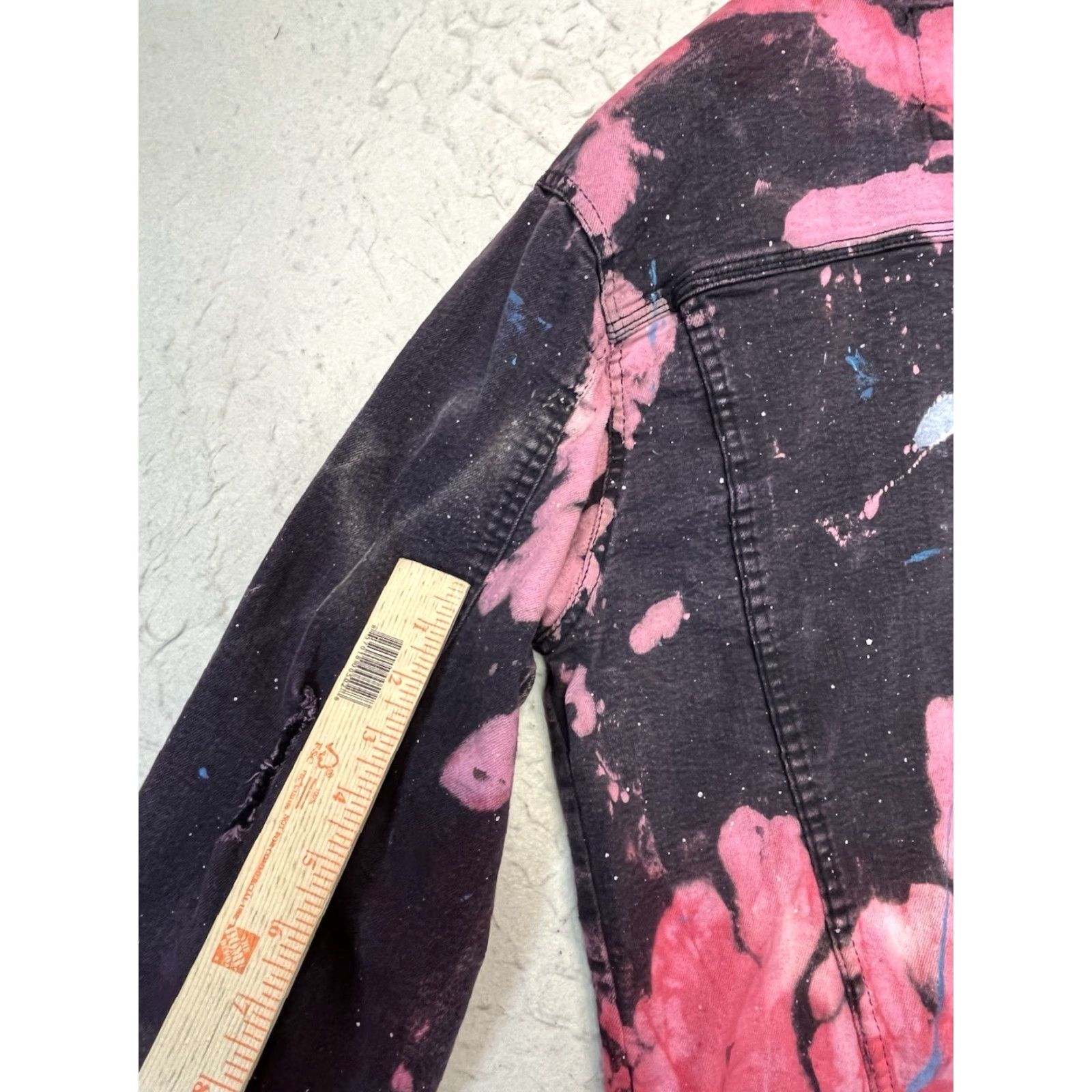 CO **Womens XL Burgundy Red Denim Jacket** User: **XL Women's Burgundy Red Denim Jacket** Size XL / US 12-14 / IT 48-50 - 7 Thumbnail
