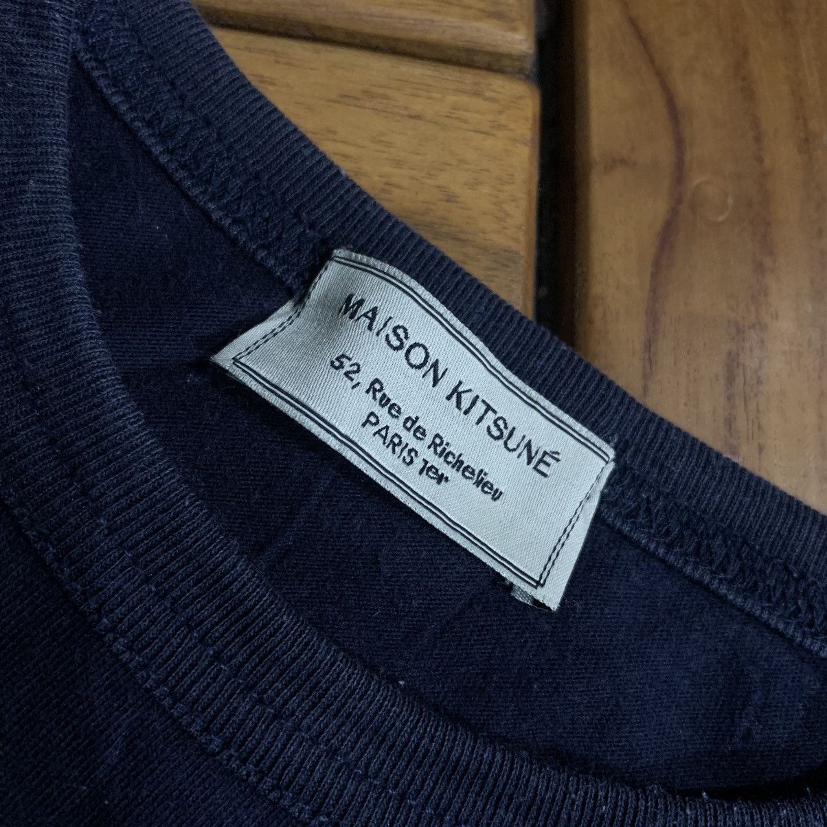 Maison Kitsune Maison Kitsune Tricolor Fox Logo Pocket T-Shirt Size US L / EU 52-54 / 3 - 4 Thumbnail