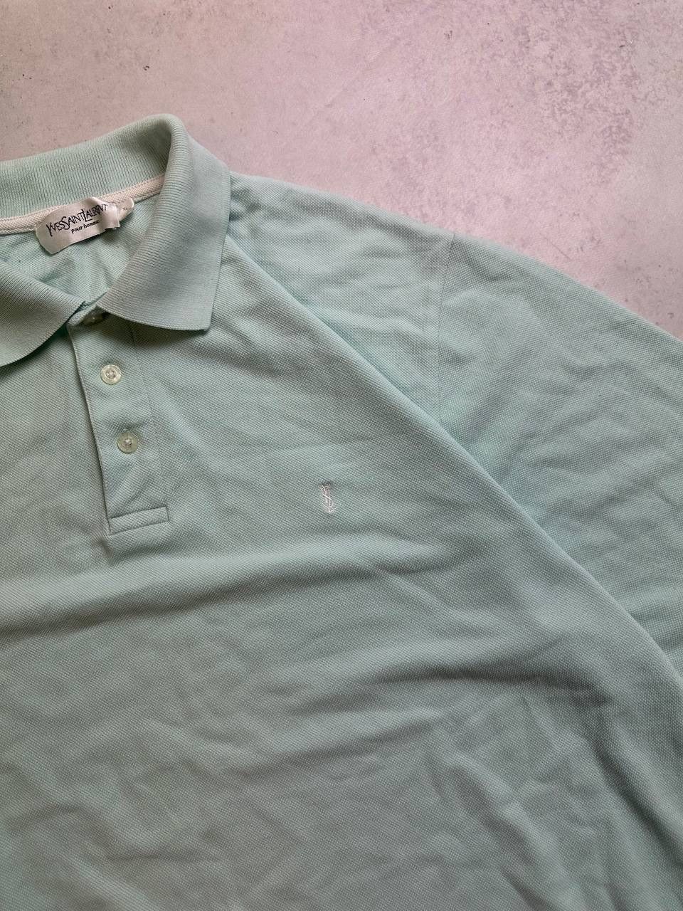 Vintage × Yves Saint Laurent Vintage YSL Yves Saint Lauren Polo Shirt XL Size US XL / EU 56 / 4 - 4 Thumbnail