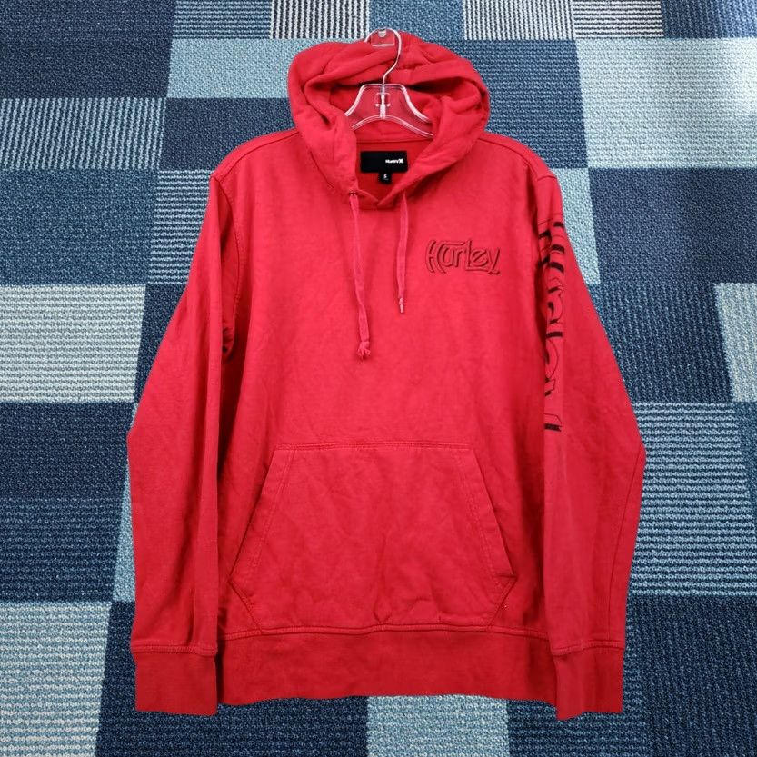 Hurley Hurley Hoodie Mens S Red Pullover Long Sleeves Hooded Surfing Size US S / EU 44-46 / 1 - 1 Thumbnail