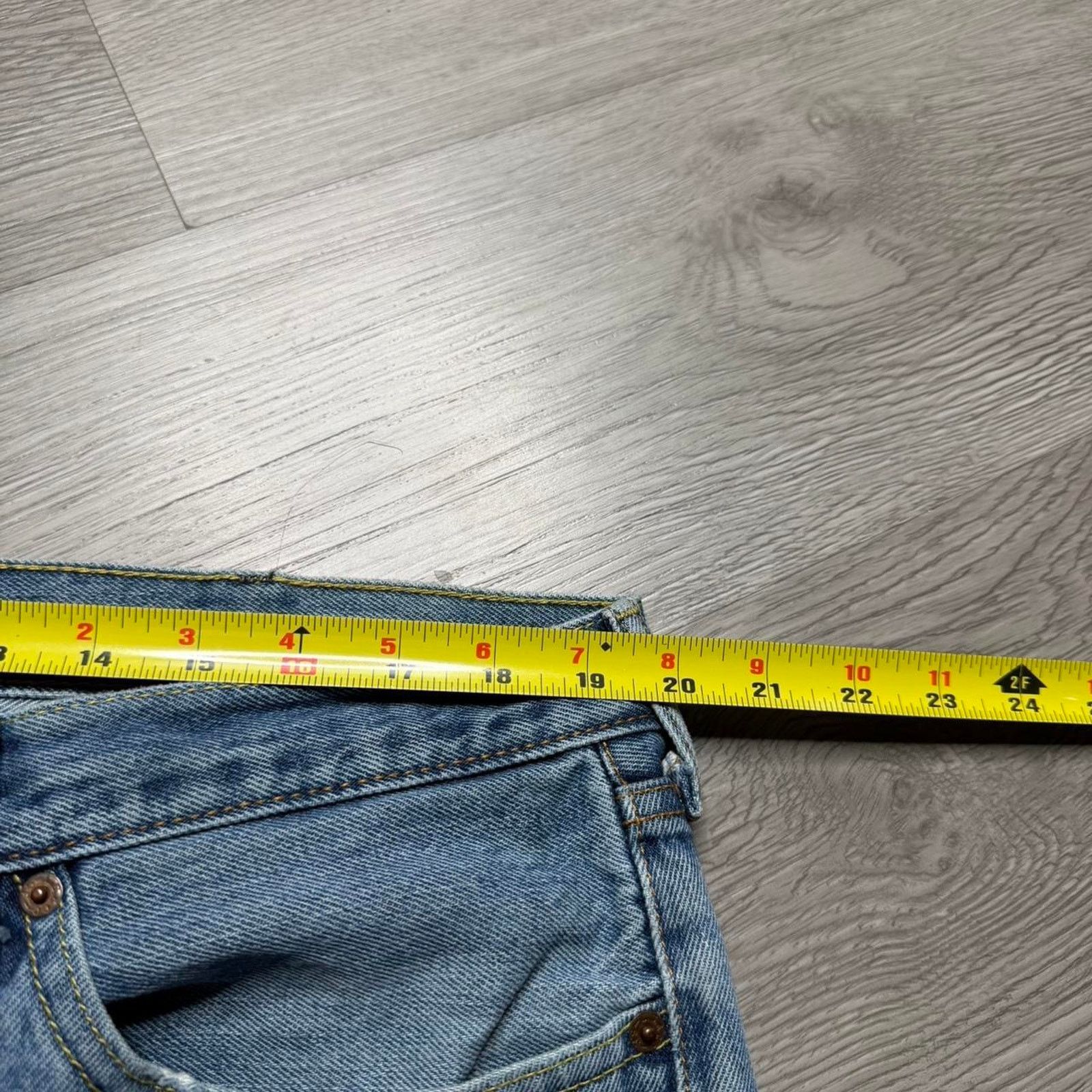 Levi's Levi’s Strauss 505 Regular Fit Distressed Denim Jeans 40x30 Size US 40 / EU 56 - 4 Thumbnail