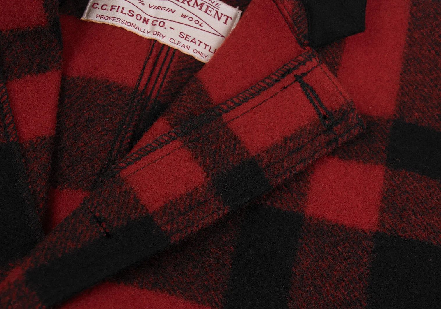 Junya Watanabe Red and Black Gingham Check Leather Elbow Patch Jacket Size US S / EU 44-46 / 1 - 4 Thumbnail