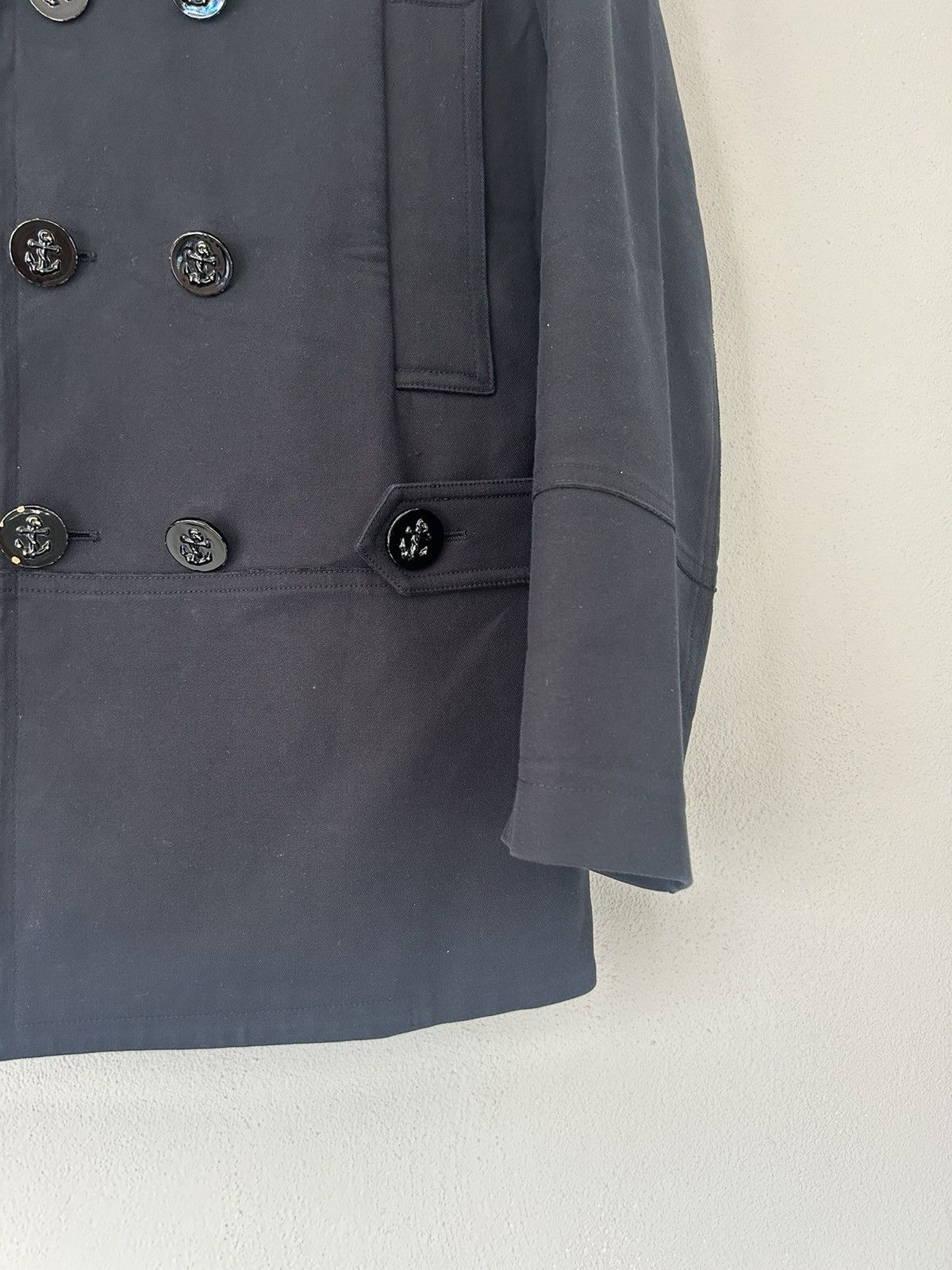 Valentino Navy Peacoat with Military-Inspired Detailing Size US M / EU 48-50 / 2 - 6 Thumbnail