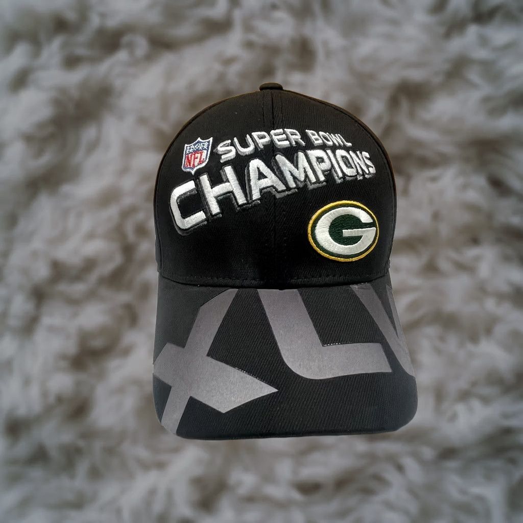 Reebok Reebok NFL Packers SuperBowl XLV 45 Champions Baseball HatCap OneSize Mens Size ONE SIZE - 1 Thumbnail