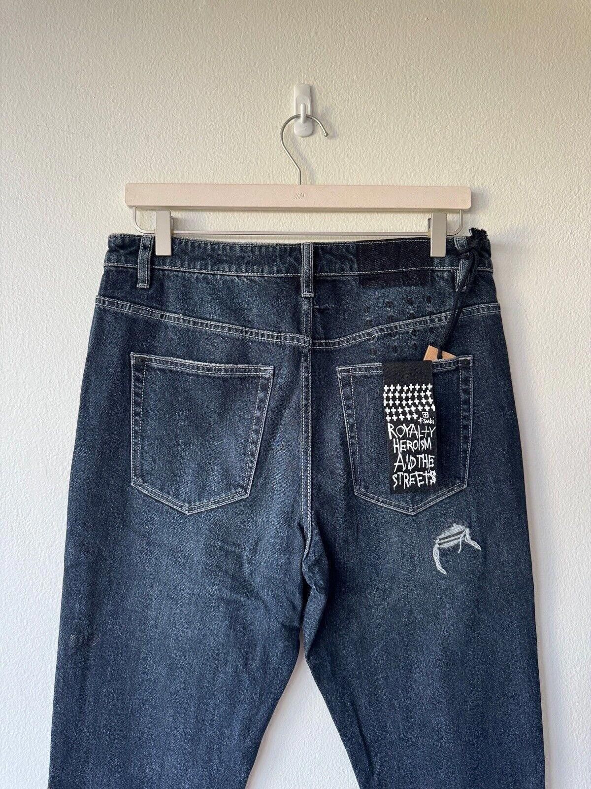 Ksubi new Ksubi mens denim jean wolfgang 32 blue blood patched rip Size US 32 / EU 48 - 6 Thumbnail