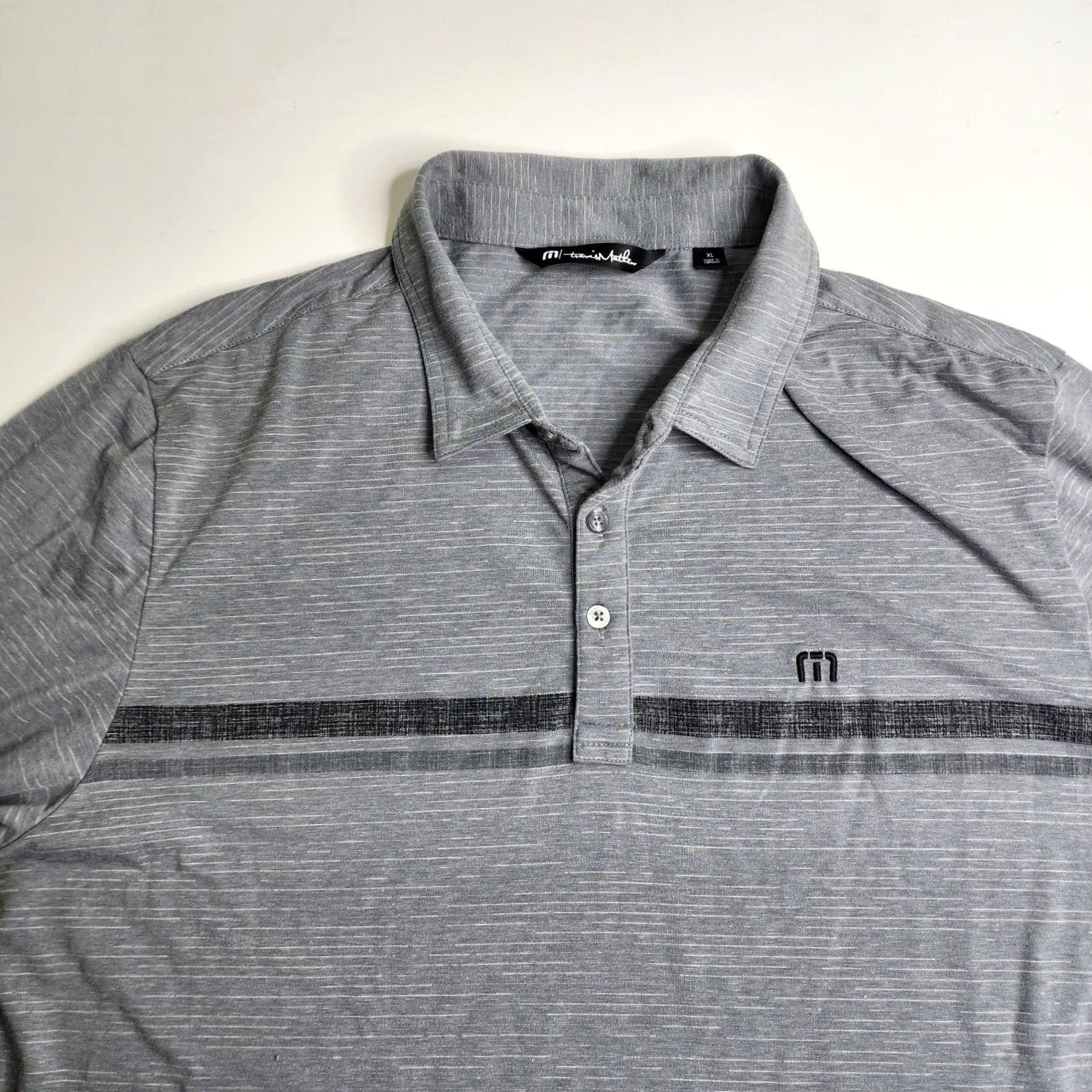 TravisMathew Travis Mathew Heater 2.0 Polo Shirt Long Sleeve Grey XL Men Size US XL / EU 56 / 4 - 3 Thumbnail