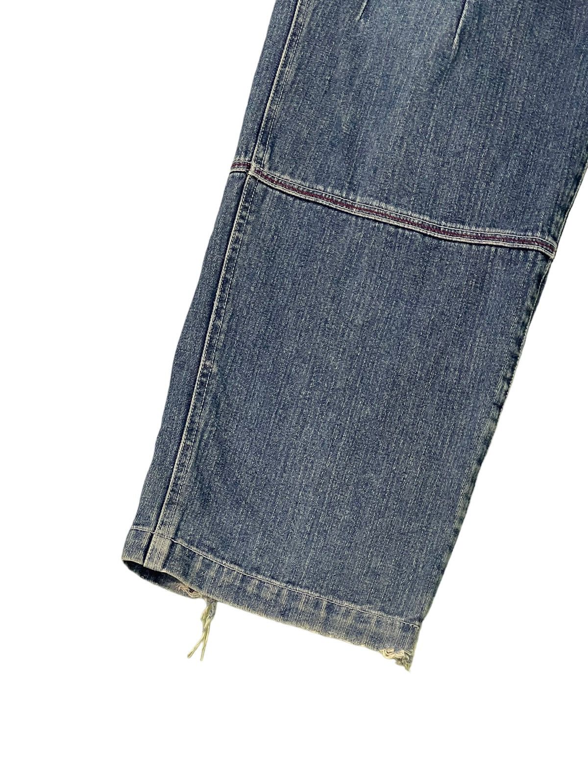 Japanese Brand Baggy Jeans Hobo Distress Wide Denim Skateboards 6🟦4 Size US 29 - 5 Thumbnail