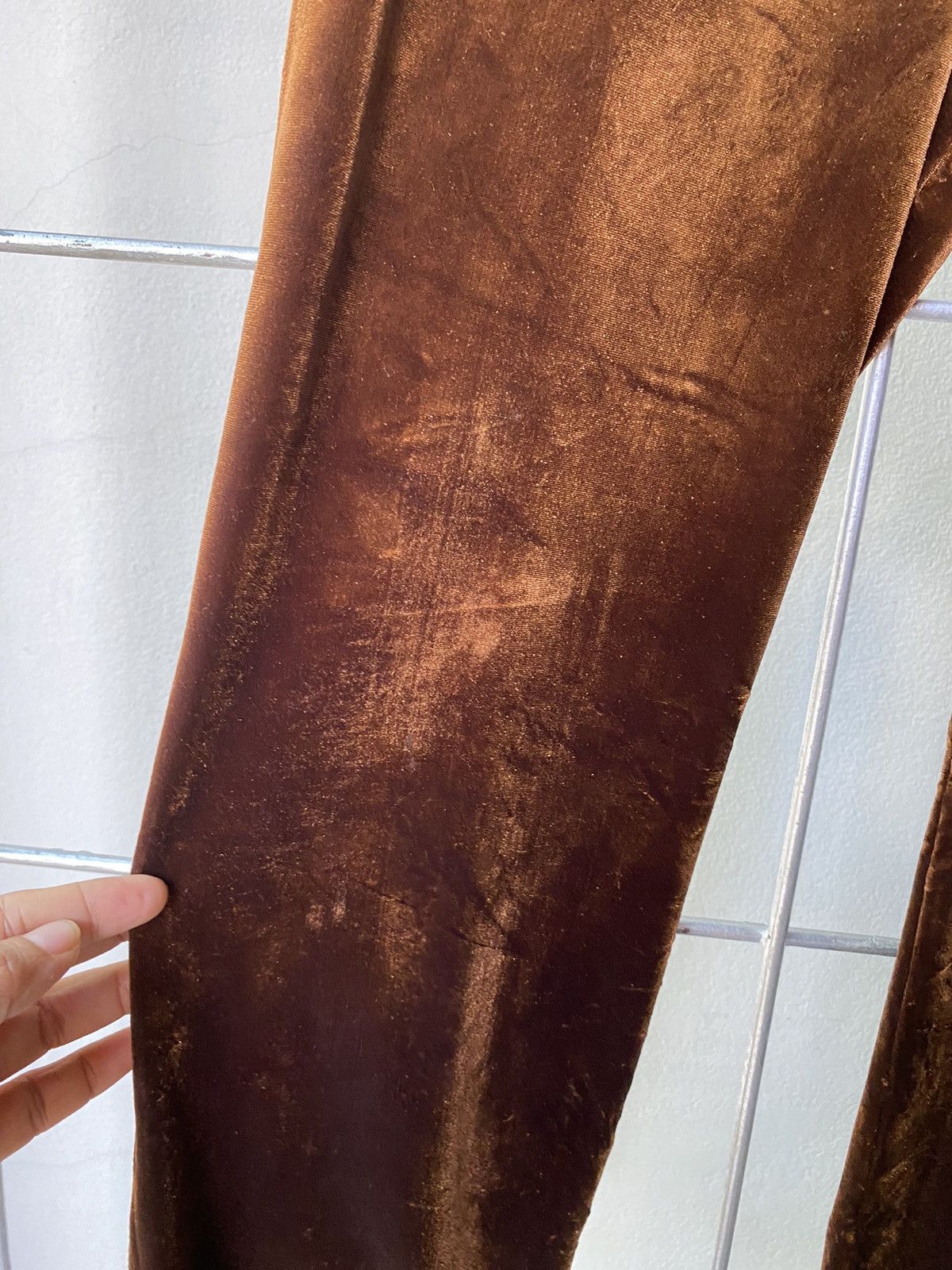 Norma Kamali Norma Kamali copper velvet pants Size 25" / US 0 / IT 36 - 5 Thumbnail