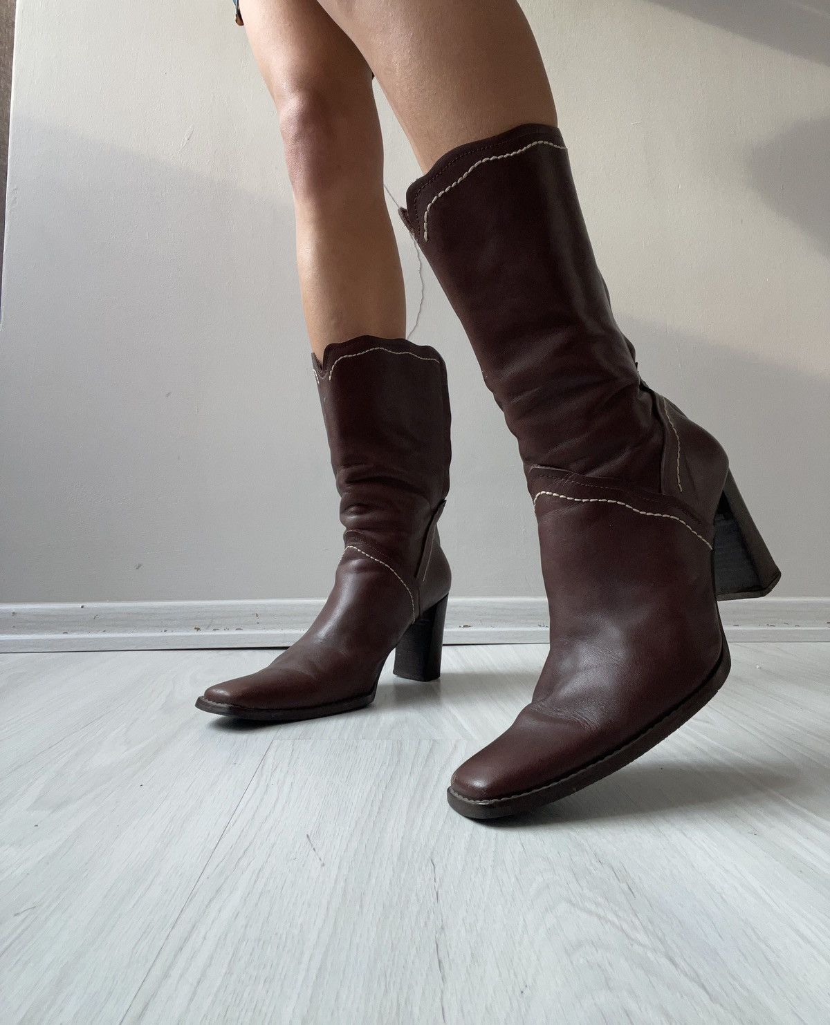 Vintage Vintage leather boots Size US 6.5 / IT 36.5 - 4 Thumbnail