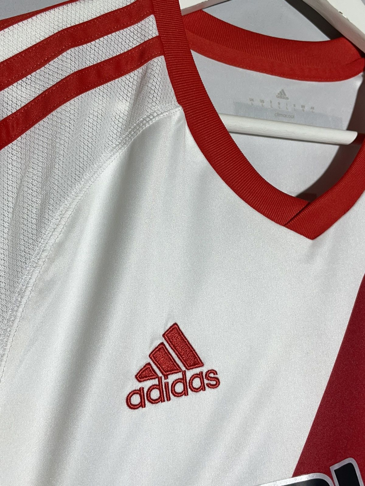 Adidas River Plate Adidas 2015/16 Home Y2k Football Shirt Size US L / EU 52-54 / 3 - 5 Thumbnail