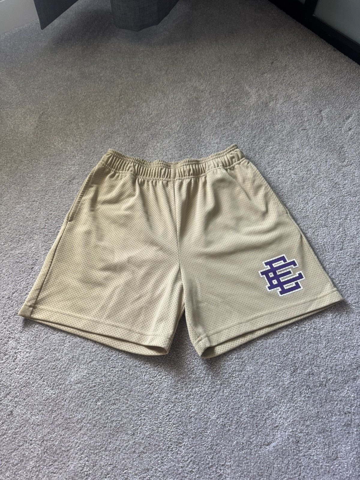 Eric Emanuel EE Gold & Purple Shorts Size US 34 / EU 50 - 1 Thumbnail