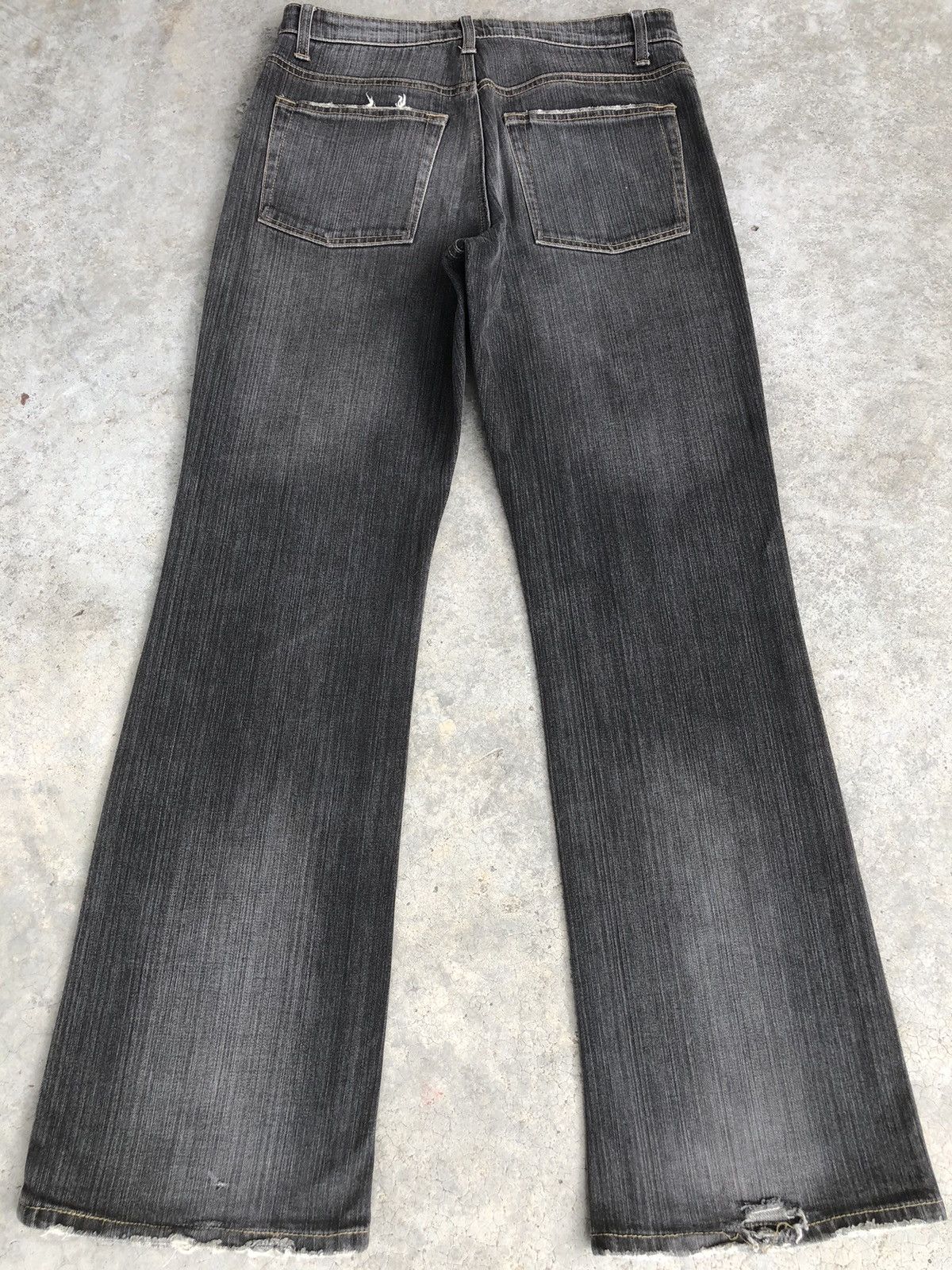 If Six Was Nine Japanese Unbrand Flared Jeans Distressed Jeans Size US 30 / EU 46 - 2 Thumbnail