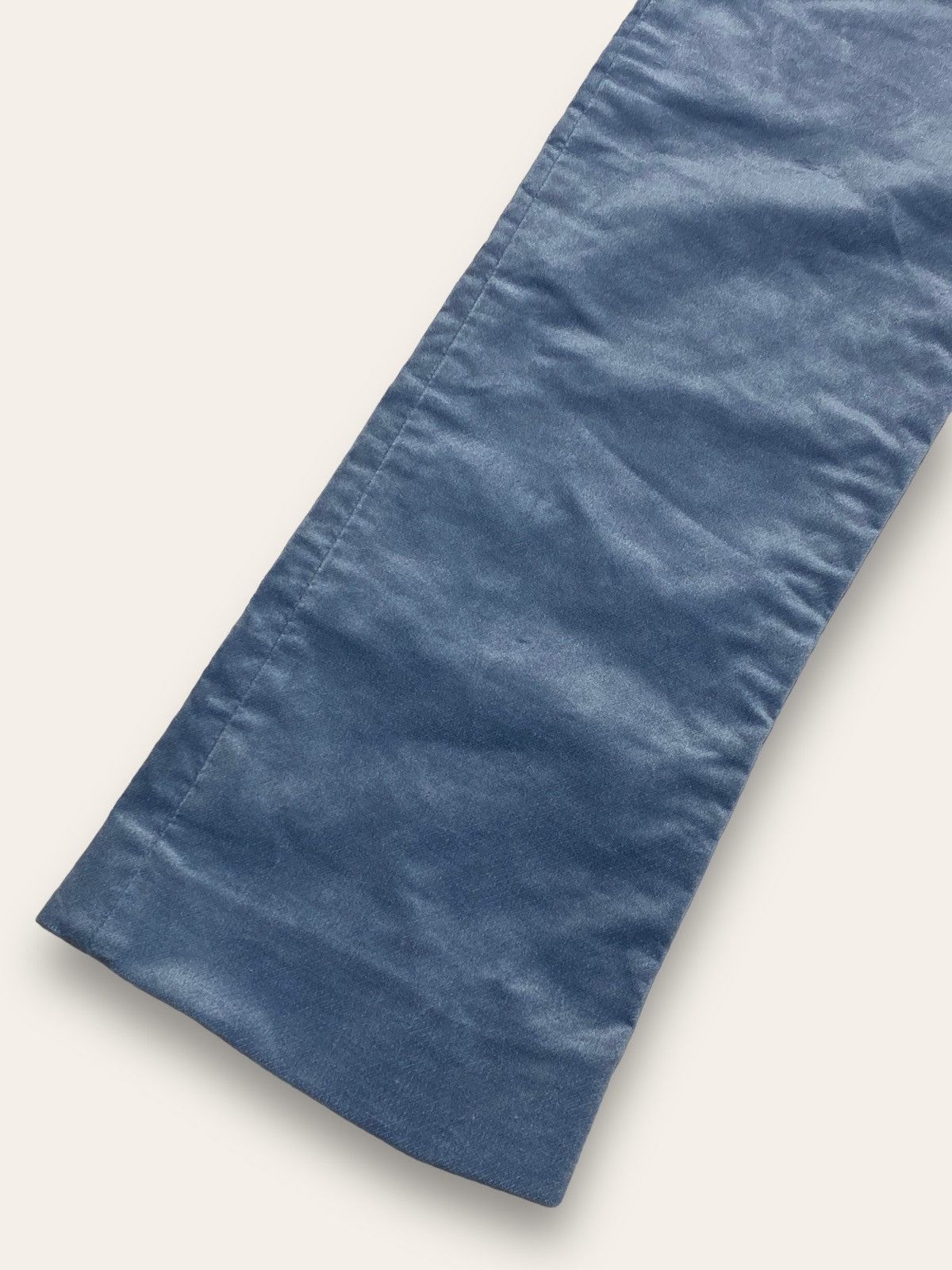 Alexander McQueen Vintage ALEXANDER MCQUEEN Velour Pastel Blue Pants Size 27" / US 4 / IT 40 - 3 Thumbnail