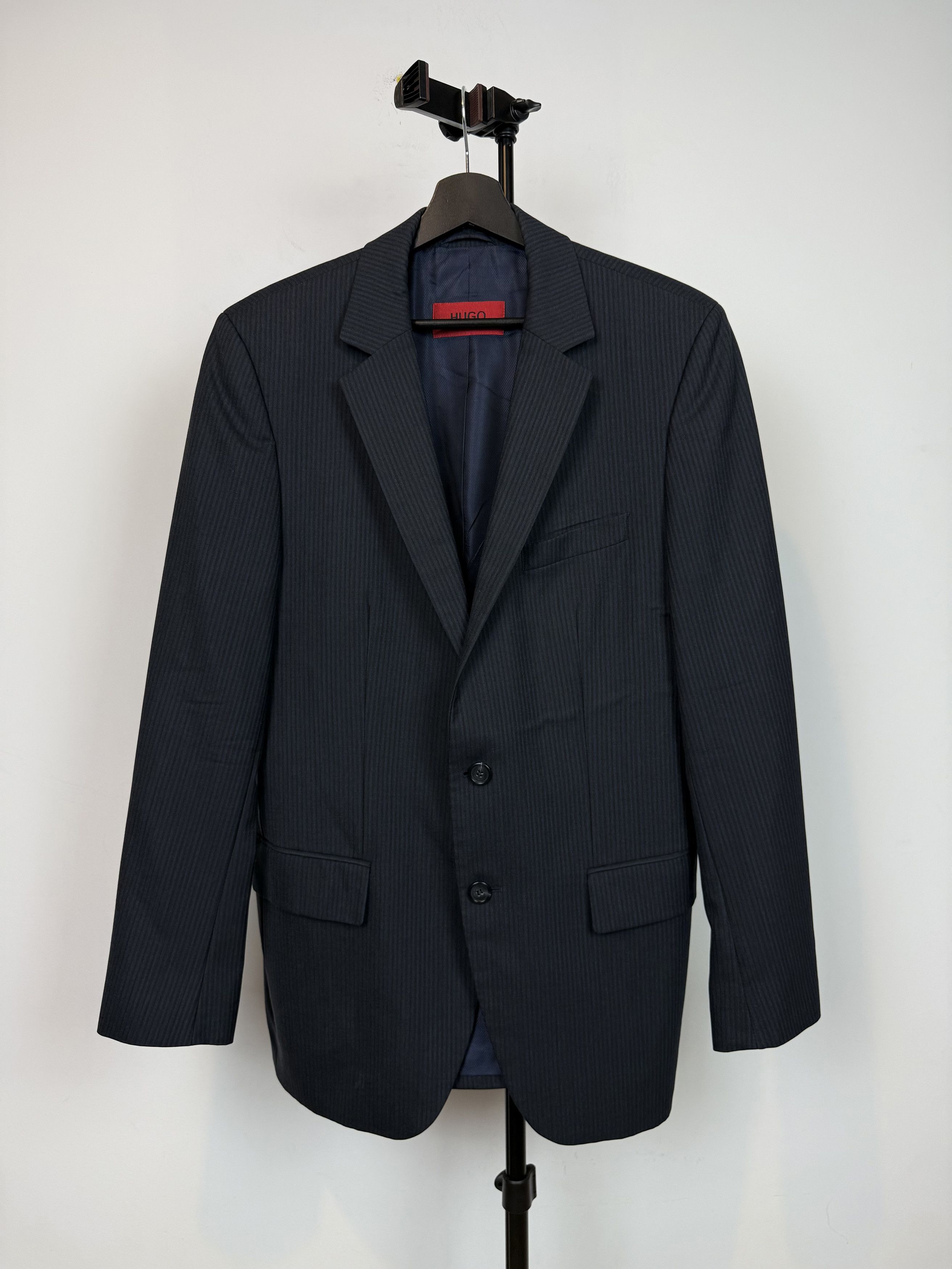 Hugo Boss Hugo Boss Aamon/Hago Men's Wool Striped Blazer Jacket Size 48S - 1 Thumbnail