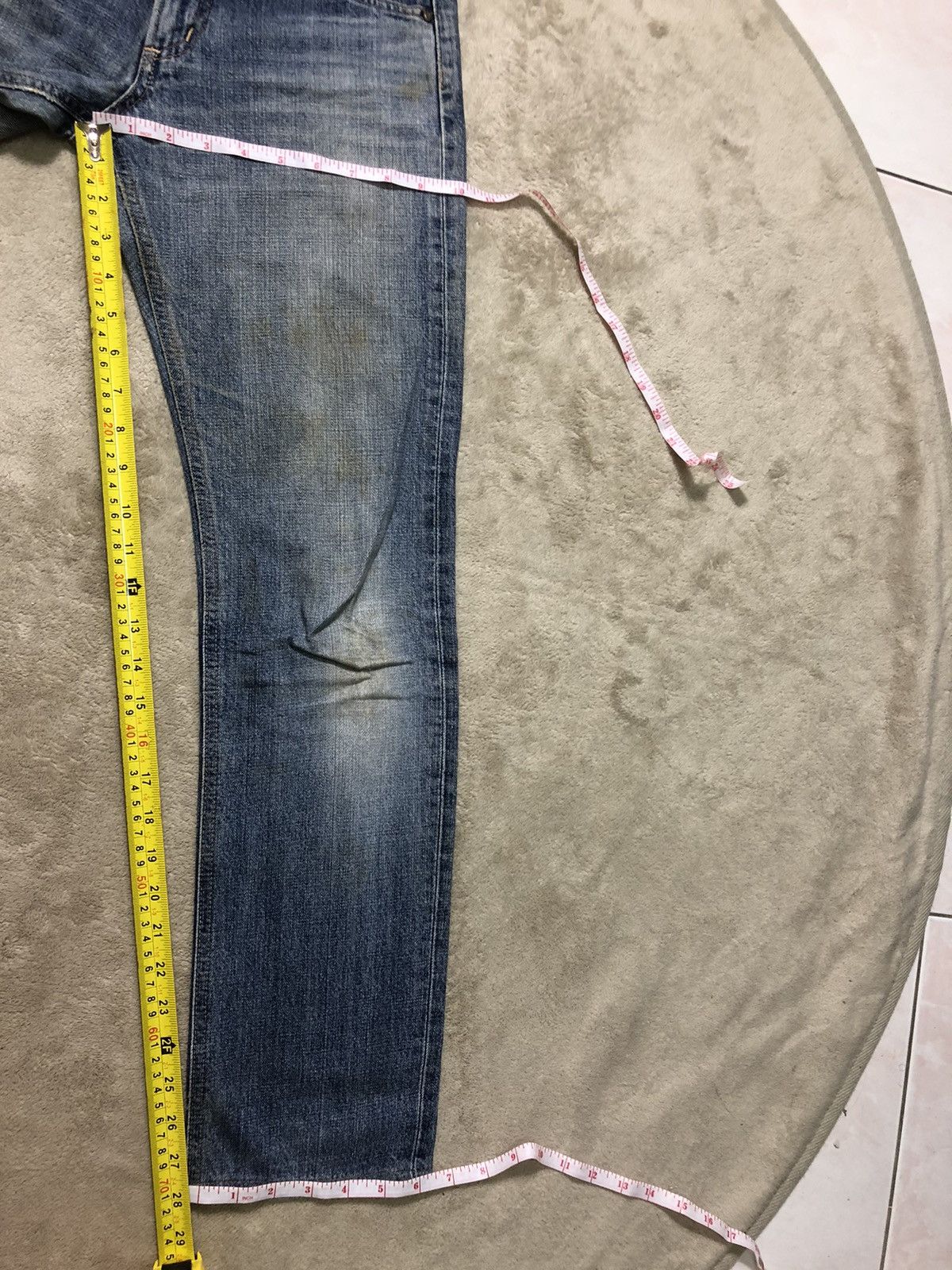 Fiorucci × Vintage Vintage Fiorucci Distressed Denim Straight Cut Made In Japan Size US 28 / EU 44 - 19 Thumbnail