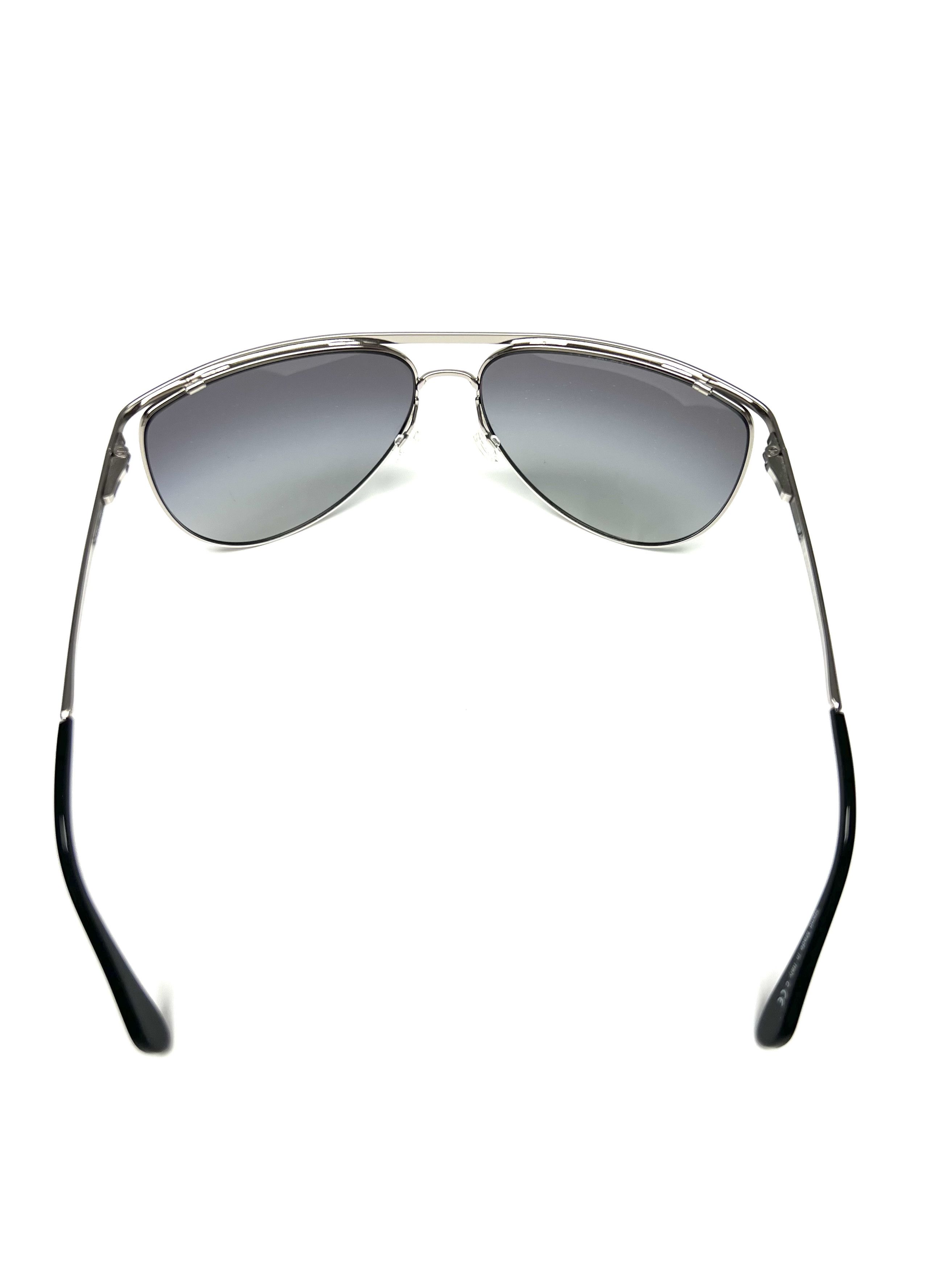 Balmain NEW OLIVER PEOPLES/ BALMAIN GREY GRADIENT AVIATOR SUNGLASSES Size ONE SIZE - 8 Thumbnail