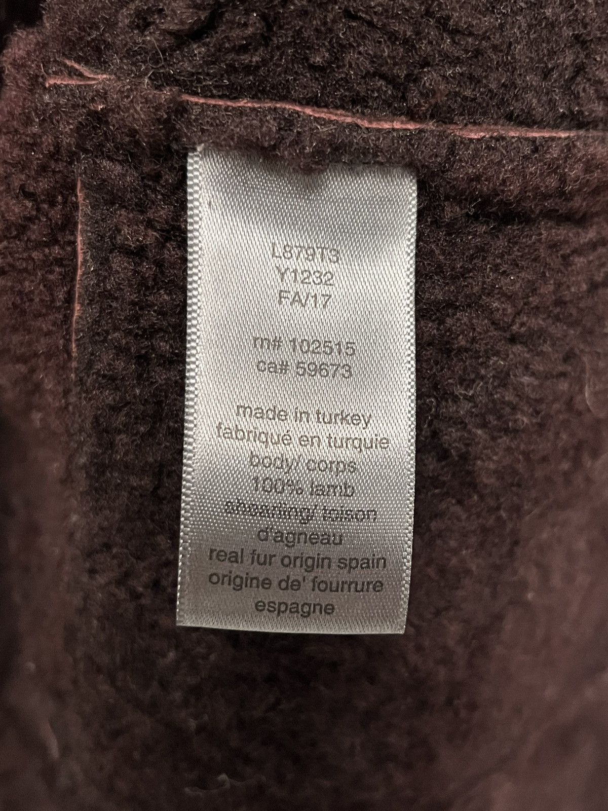John Varvatos Shearling Moto Backzip jacket. Size EU48 USA38. Size US M / EU 48-50 / 2 - 14 Thumbnail