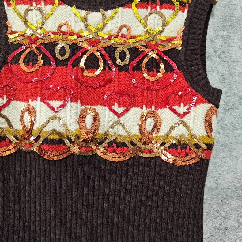 Gucci Gucci Tiger Head Knit Vest Size S / US 4 / IT 40 - 3 Thumbnail