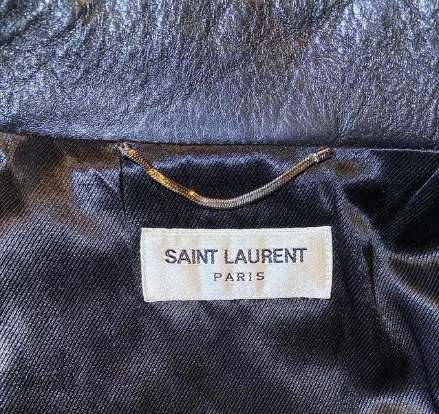 Saint Laurent Paris Saint Laurent Paris Leather Biker Jacket Size US S / EU 44-46 / 1 - 5 Thumbnail