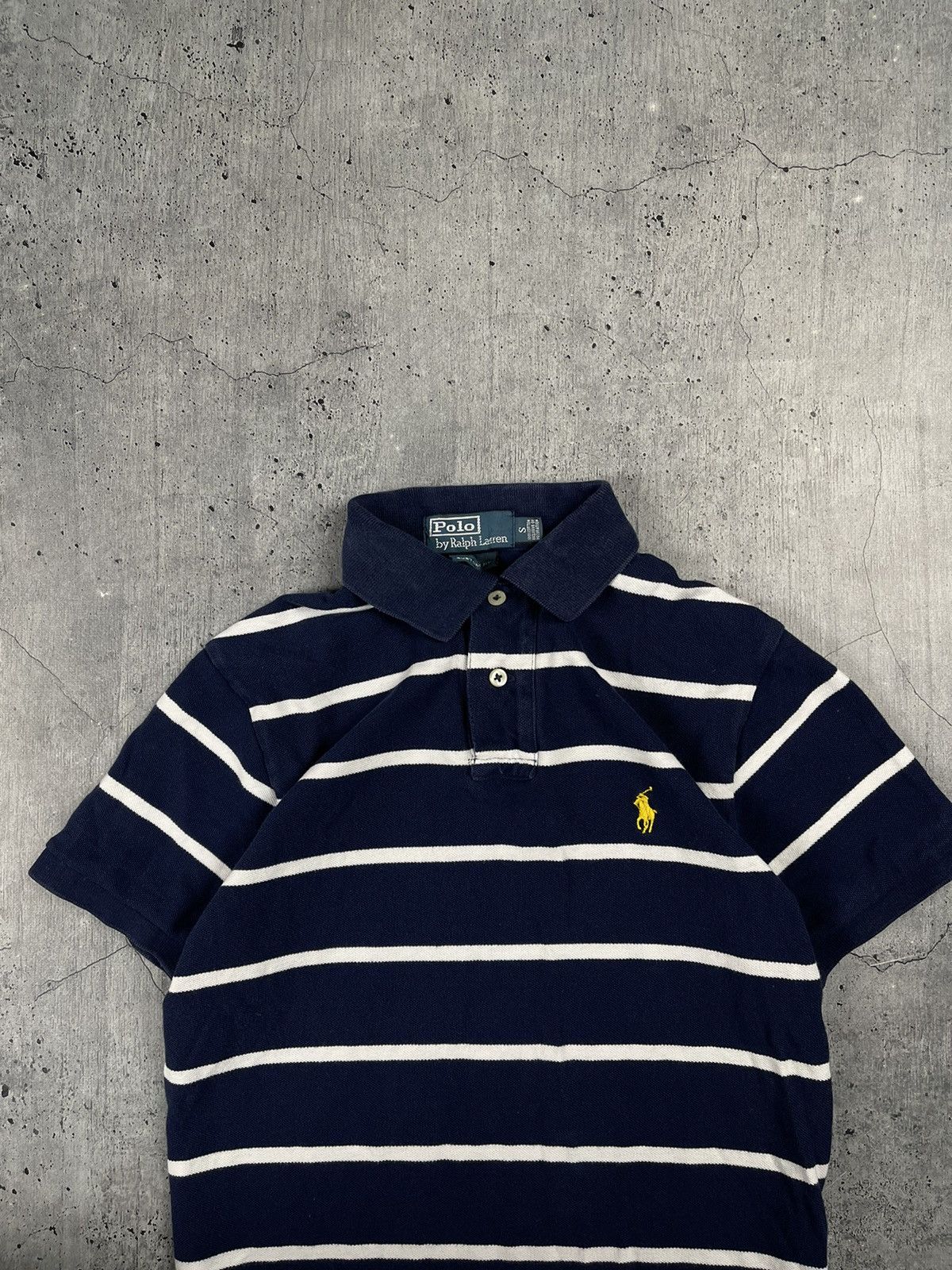 Polo Ralph Lauren Polo Ralph Lauren Striped Polo T-Shirt Size US S / EU 44-46 / 1 - 2 Thumbnail