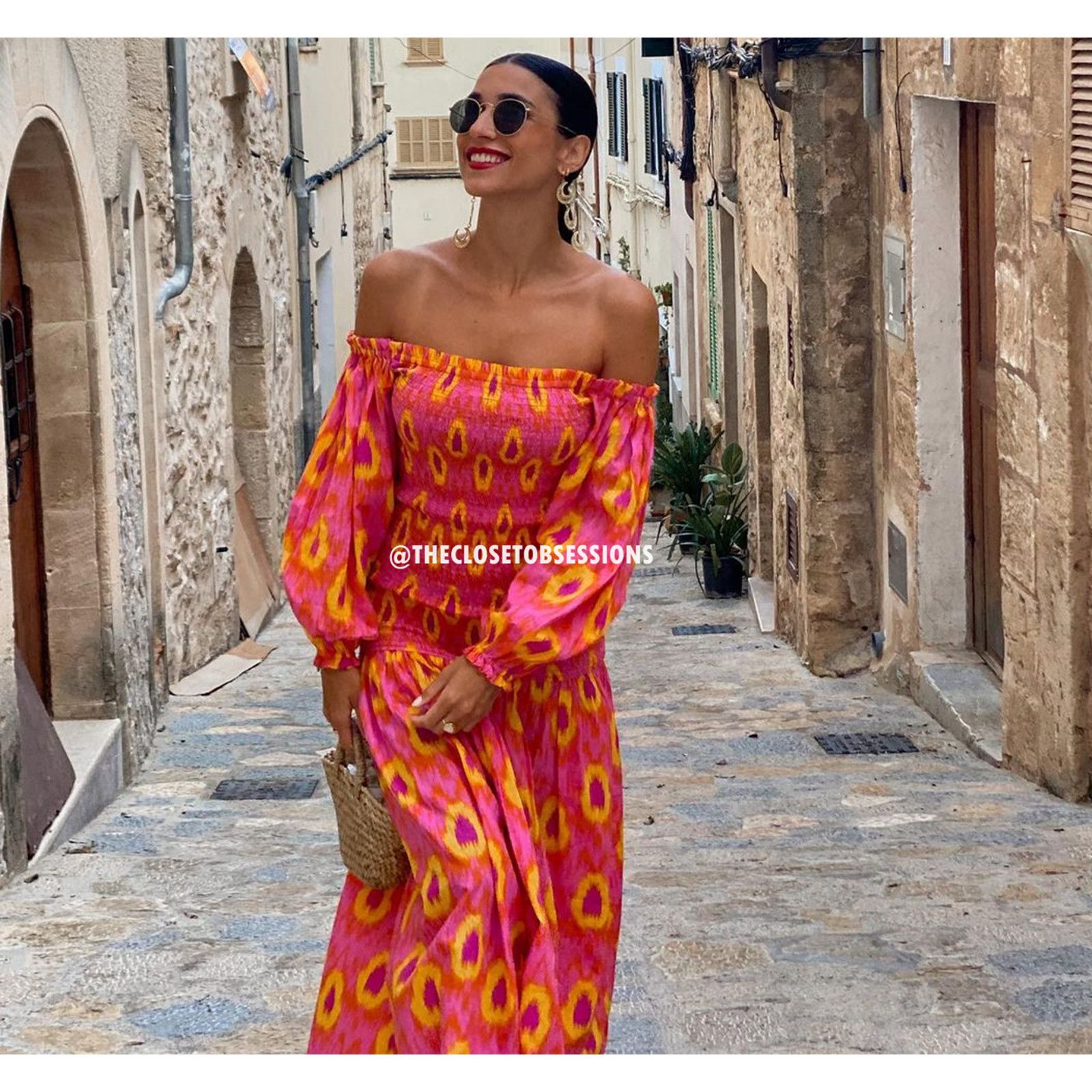Zara ZARA BLOGGER FAVE!!! Long Dress with Balloon Sleeves NWT Size M / US 6-8 / IT 42-44 - 1 Thumbnail