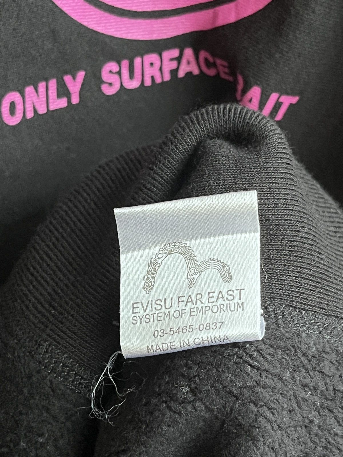Evisu NEED GONE♻️EVISU DOWLUCK “ONLY SURFACE BAIT” ZIP HOOD Size US XXL / EU 58 / 5 - 5 Thumbnail