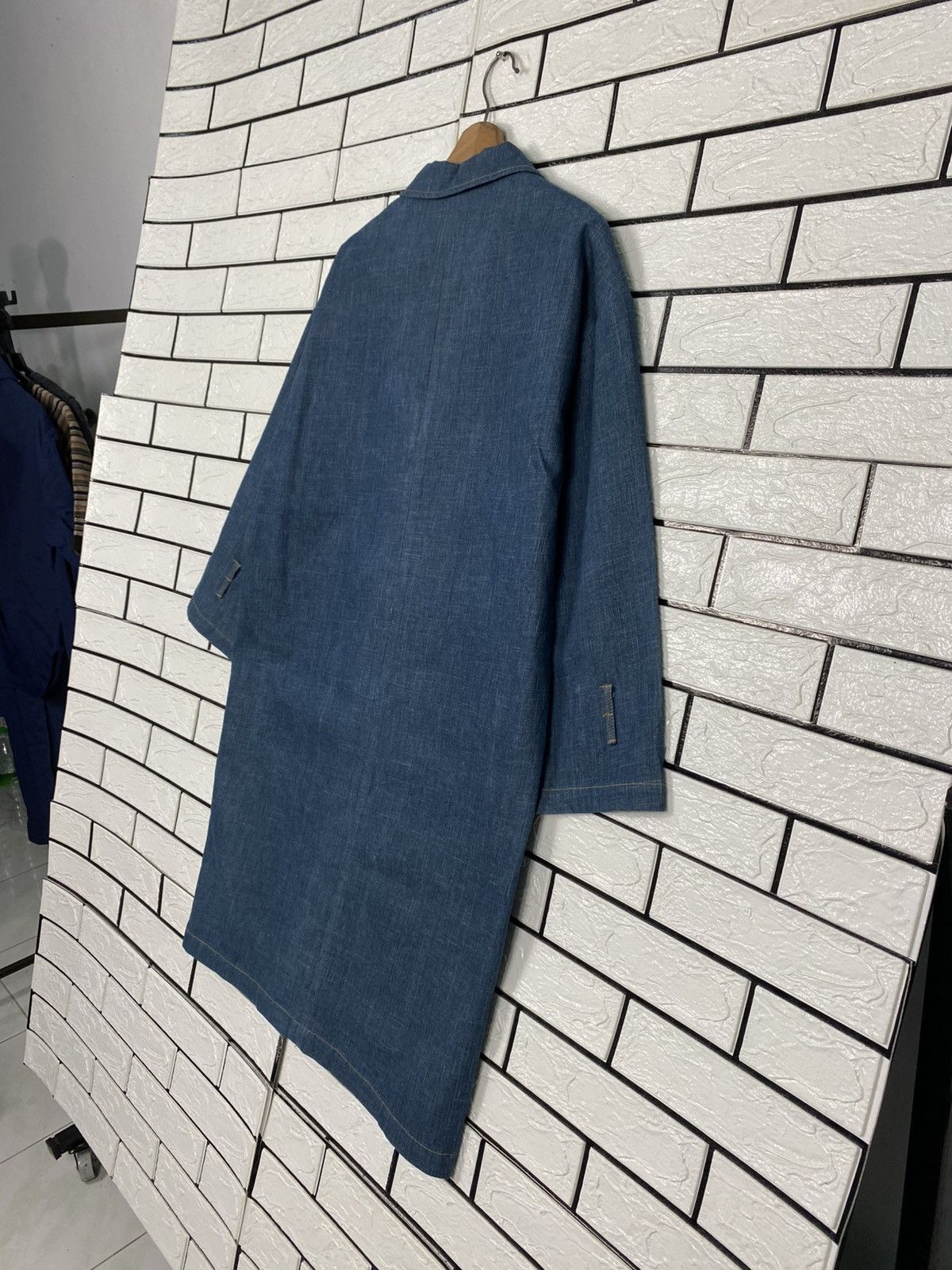Indigo 🔥VINTAGE DENIM INDIGO CHORE JACKET NEW YORK STORY Size US M / EU 48-50 / 2 - 10 Thumbnail