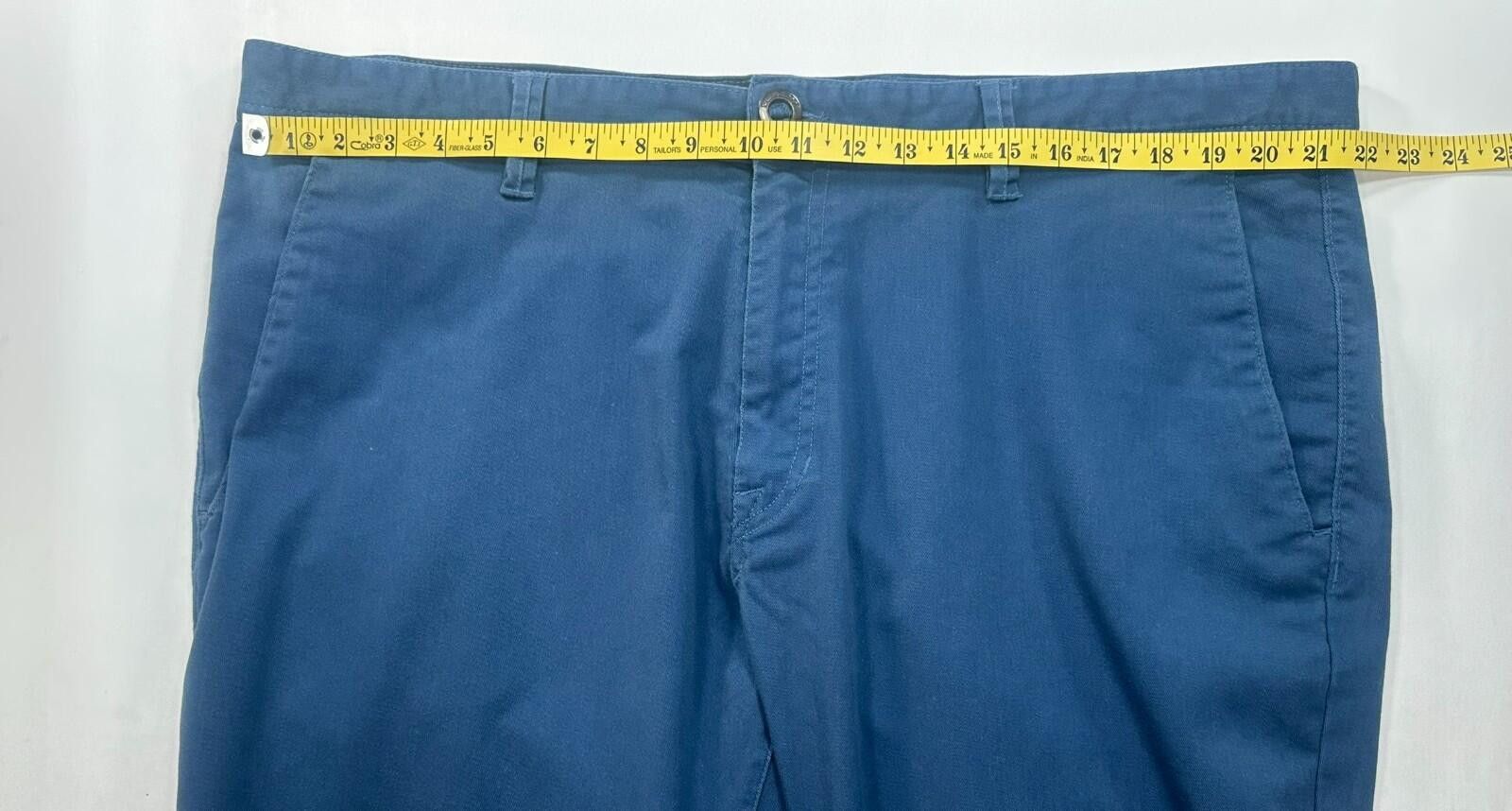 Volcom Volcom Flat Embroidered Cotton/Poly Chinos Blue Mens 42/34 Size US 42 / EU 58 - 3 Thumbnail