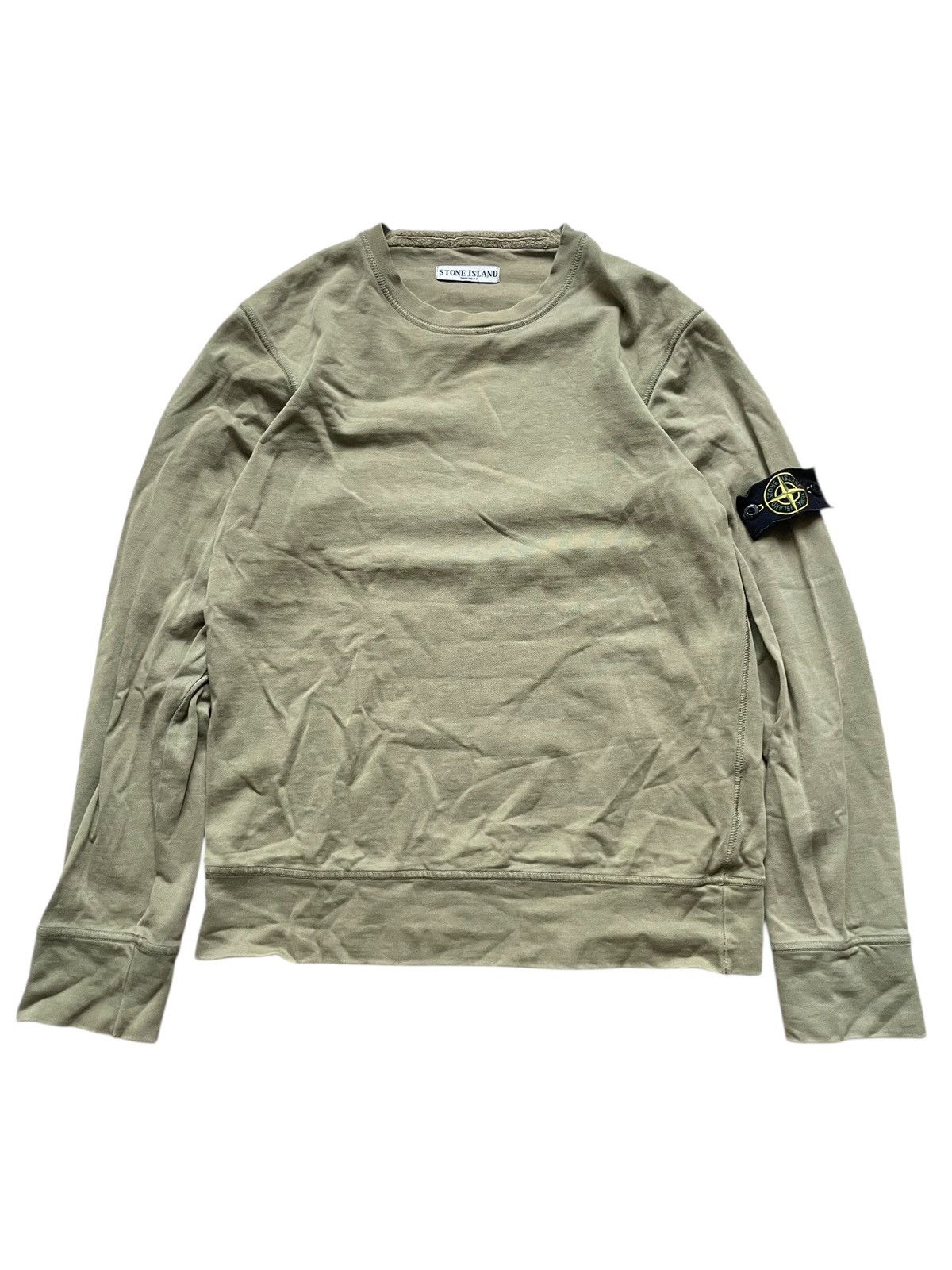 Stone Island Stone island green khaki crewneck , stone island sweatshirt Size US M / EU 48-50 / 2 - 1 Thumbnail