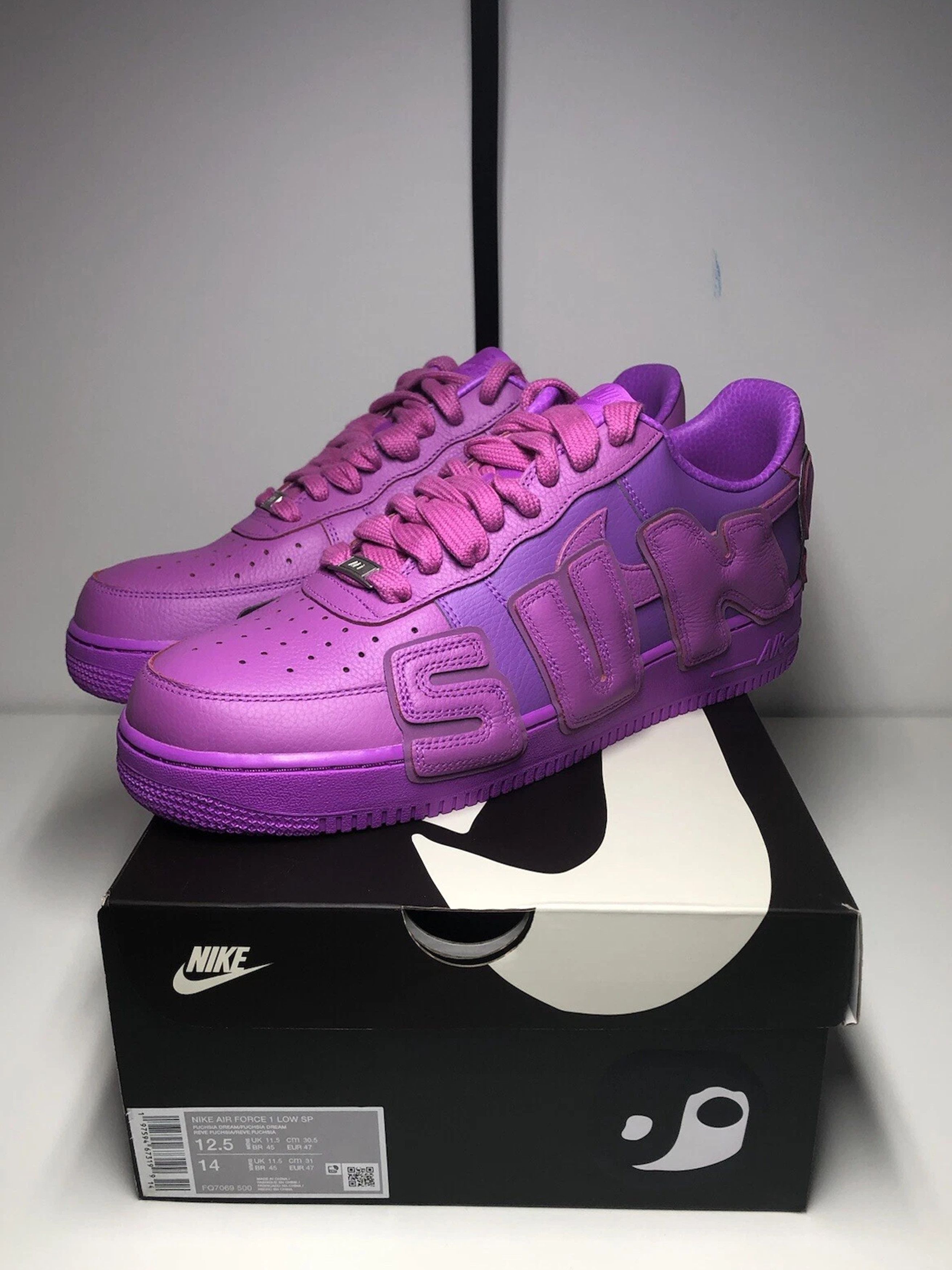 Cactus Plant Flea Market × Nike Cactus Plant Flea Market x Nike Air Force 1 Low “Fuchsia” Size US 12.5 / EU 45-46 - 3 Thumbnail
