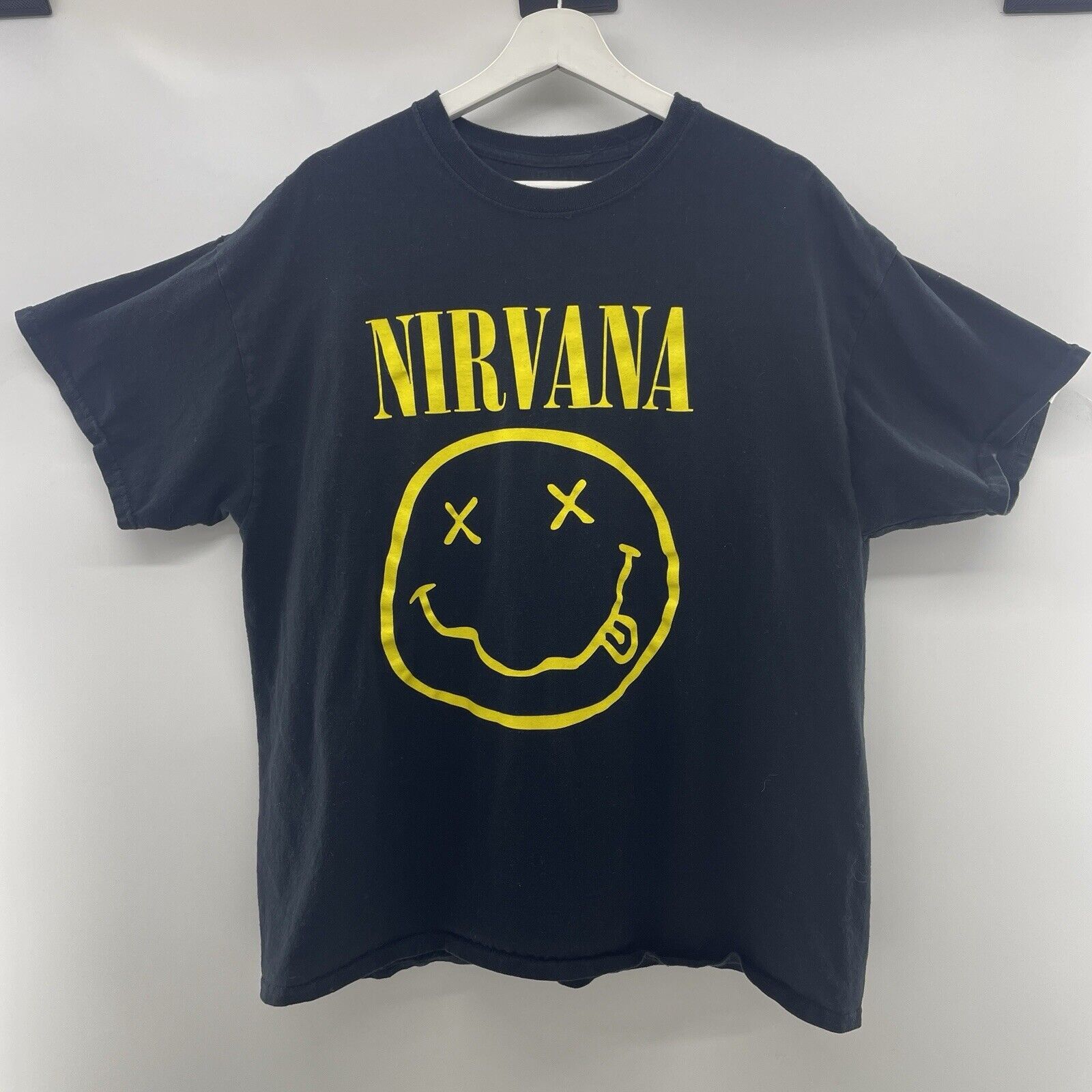 Nirvana NIRVANA Band Shirt Mens XL Black 90s Grunge Graphic Tee Y2K Size US XL / EU 56 / 4 - 3 Thumbnail