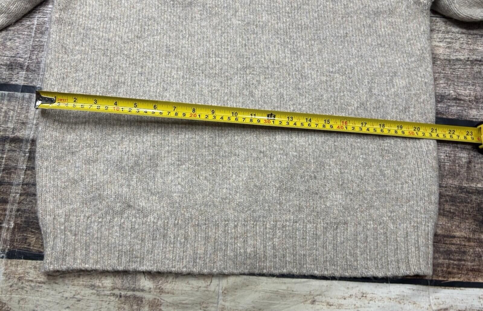 Alpha Industries Industry Sweater Mens Large Chunky Knit Crew Neck Beige Size US L / EU 52-54 / 3 - 10 Thumbnail