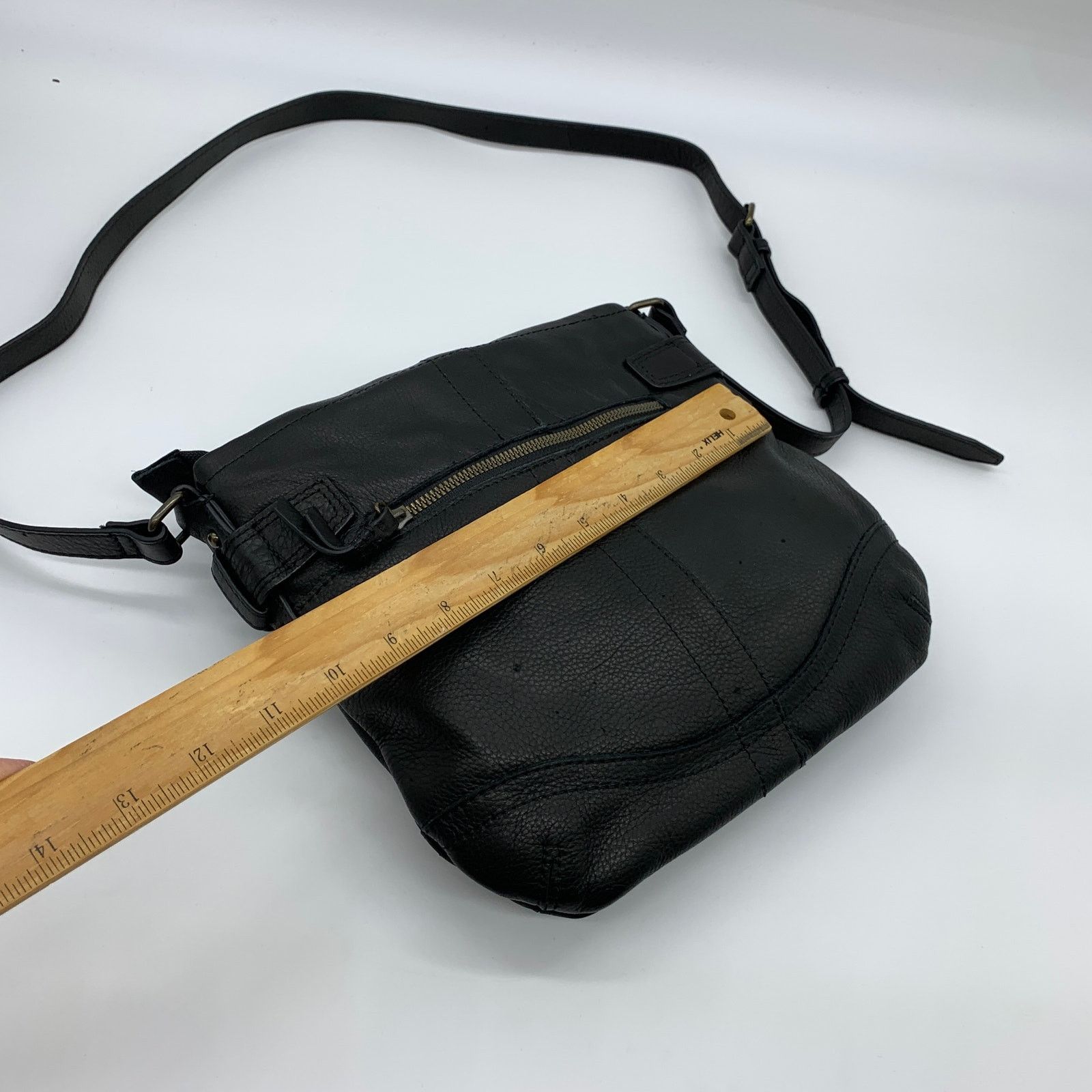 Other American Leather Co Elton Crossbody Purse Hunter Black Color Size ONE SIZE - 3 Thumbnail