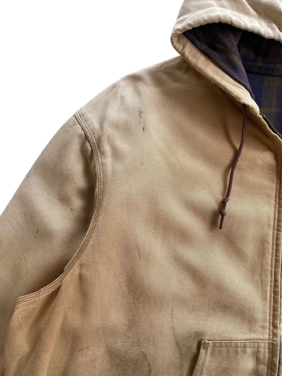Carhartt Destroyed❗️Vintage 80s Carhartt Active Workwear Jacket Size US XXL / EU 58 / 5 - 12 Thumbnail