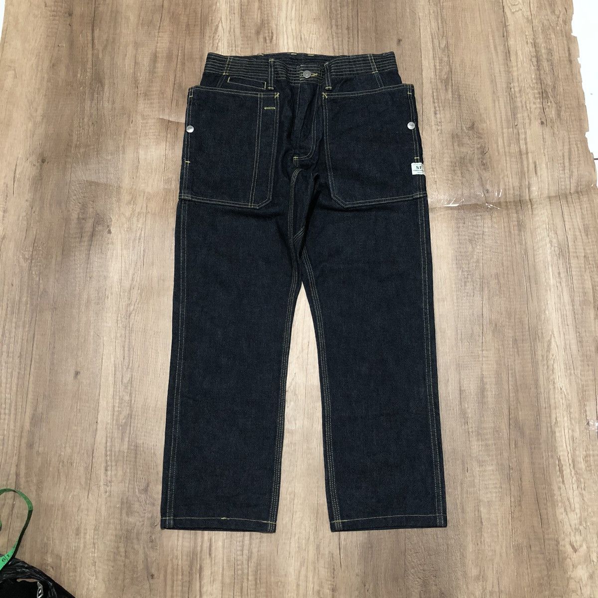 Sassafras Sassafras Fall Leaf R Stream Pants 14oz Denim Size US 30 / EU 46 - 2 Thumbnail