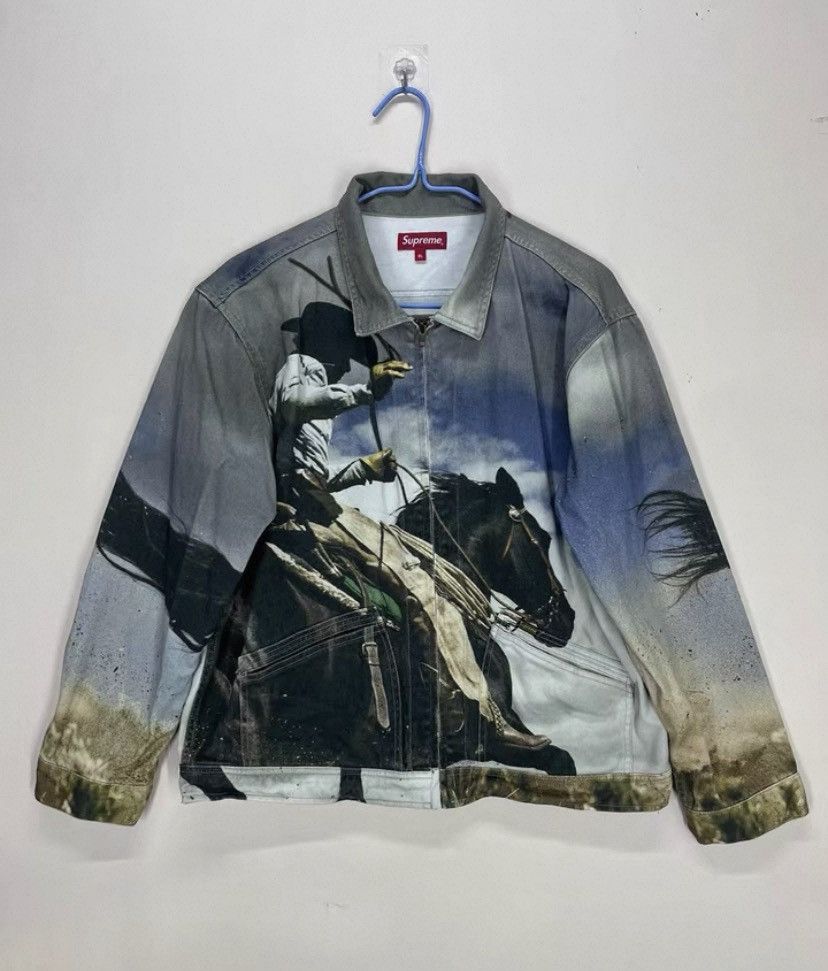 Supreme Supreme Cowboy Denim Jacket Size US XL / EU 56 / 4 - 1 Thumbnail
