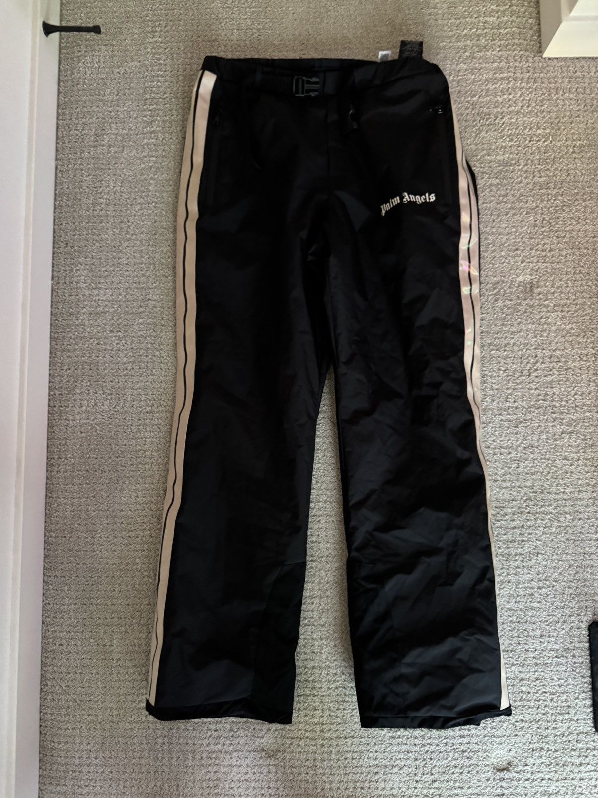 Palm Angels Black Palm Angels Trousers Size US 32 / EU 48 - 1 Thumbnail
