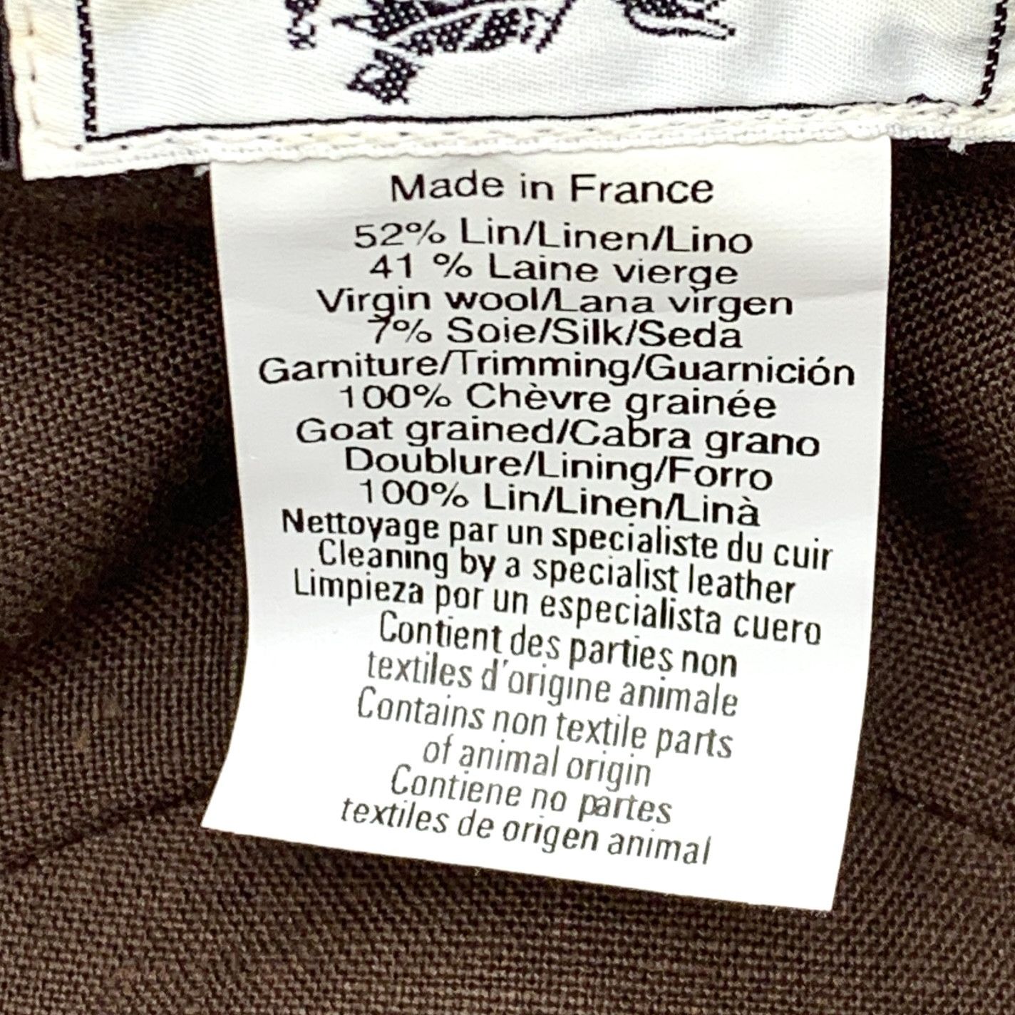 Hermes Hermes Linen Bucket Hat Brown (60 cm) Size ONE SIZE - 8 Thumbnail