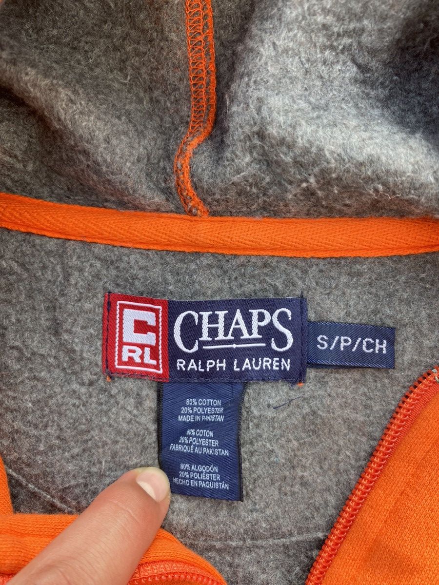 Chaps Ralph Lauren × Vintage 90S CHAPS RL RARE LOGO RETRO Y2K ZIP HOODIE Size US S / EU 44-46 / 1 - 4 Thumbnail
