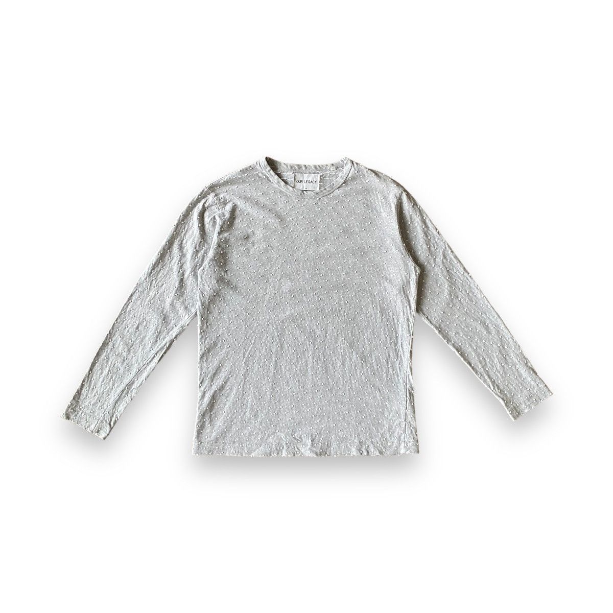 Our Legacy OUR LEGACY LS JACQUARD DOTS TEE Size US M / EU 48-50 / 2 - 2 Thumbnail
