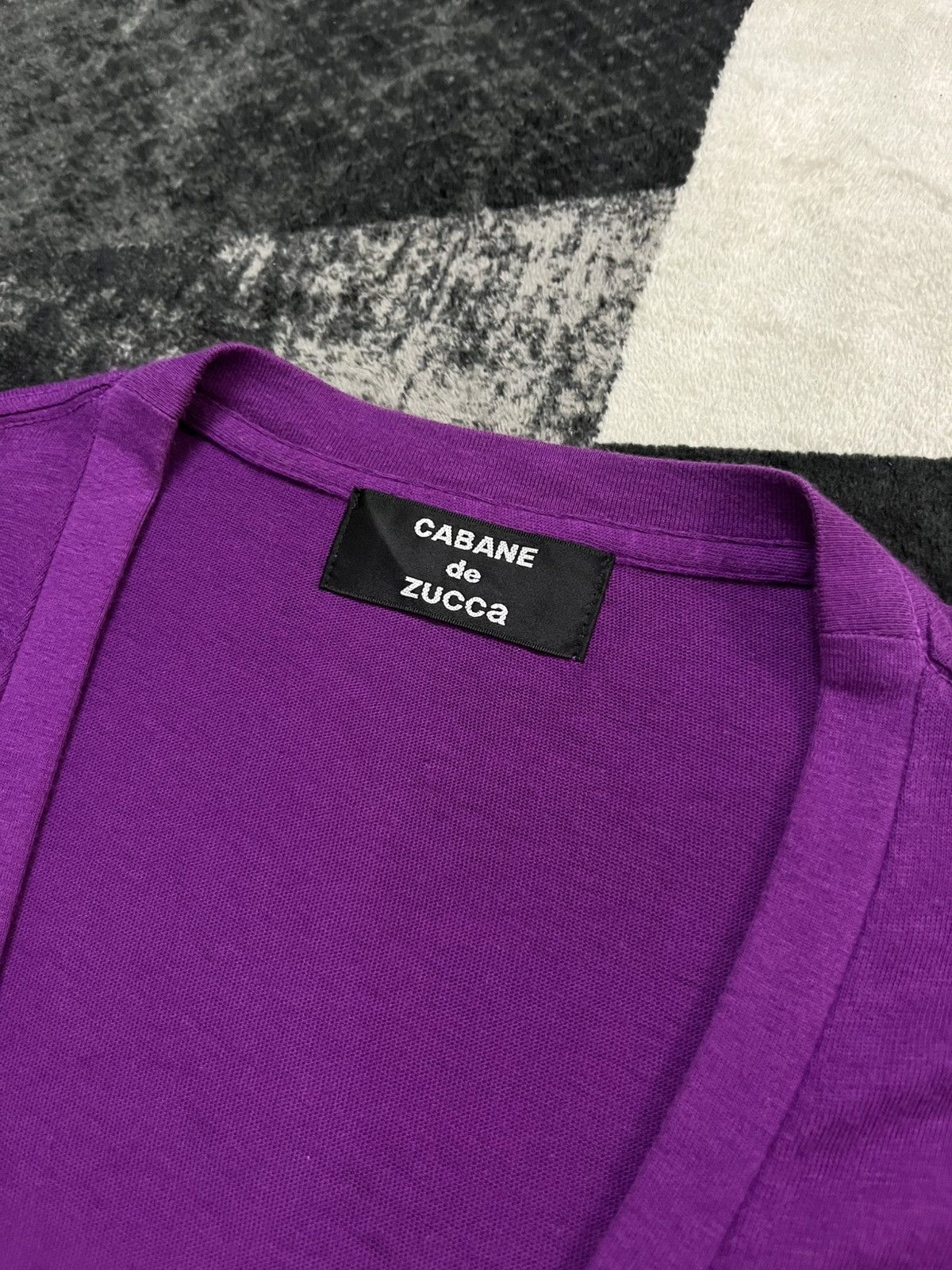 CABANE de ZUCCa Cabane De Zucca Issey Miyake Purple Cardigan Embroidered Size M / US 6-8 / IT 42-44 - 7 Thumbnail