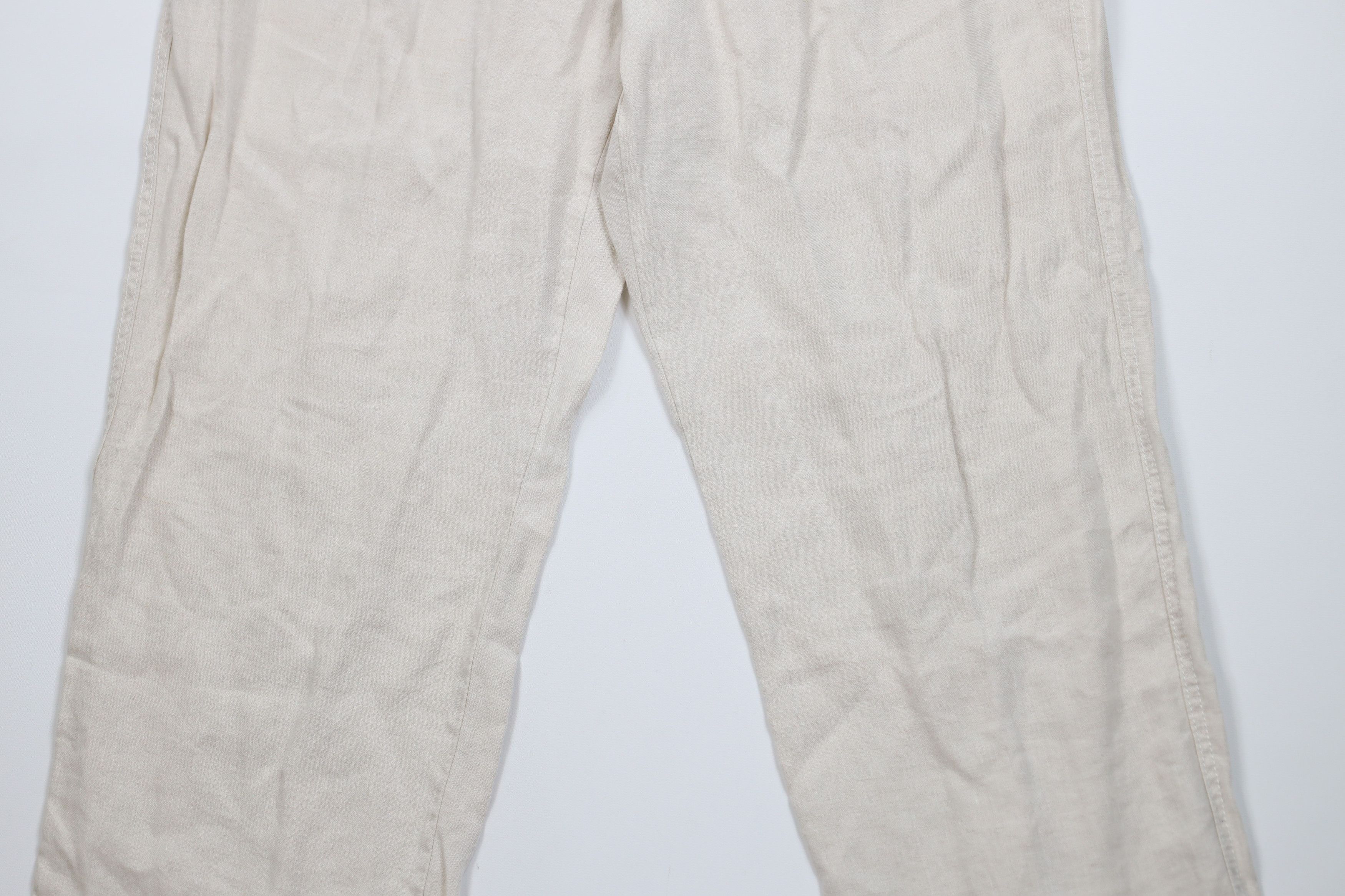 Tommy Bahama Vintage Tommy Bahama Linen Wide Leg Beach Harem Pants Beige Size US 38 / EU 54 - 3 Thumbnail